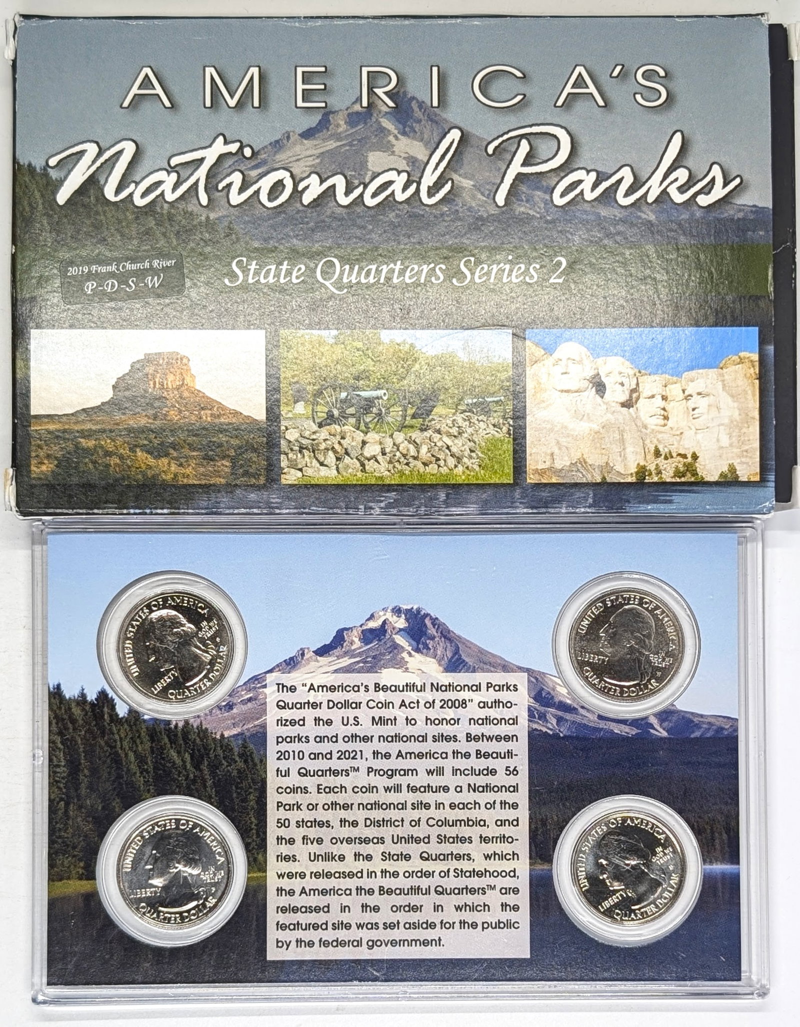 2019 America's National Parks State Quarters Series 2- - 2