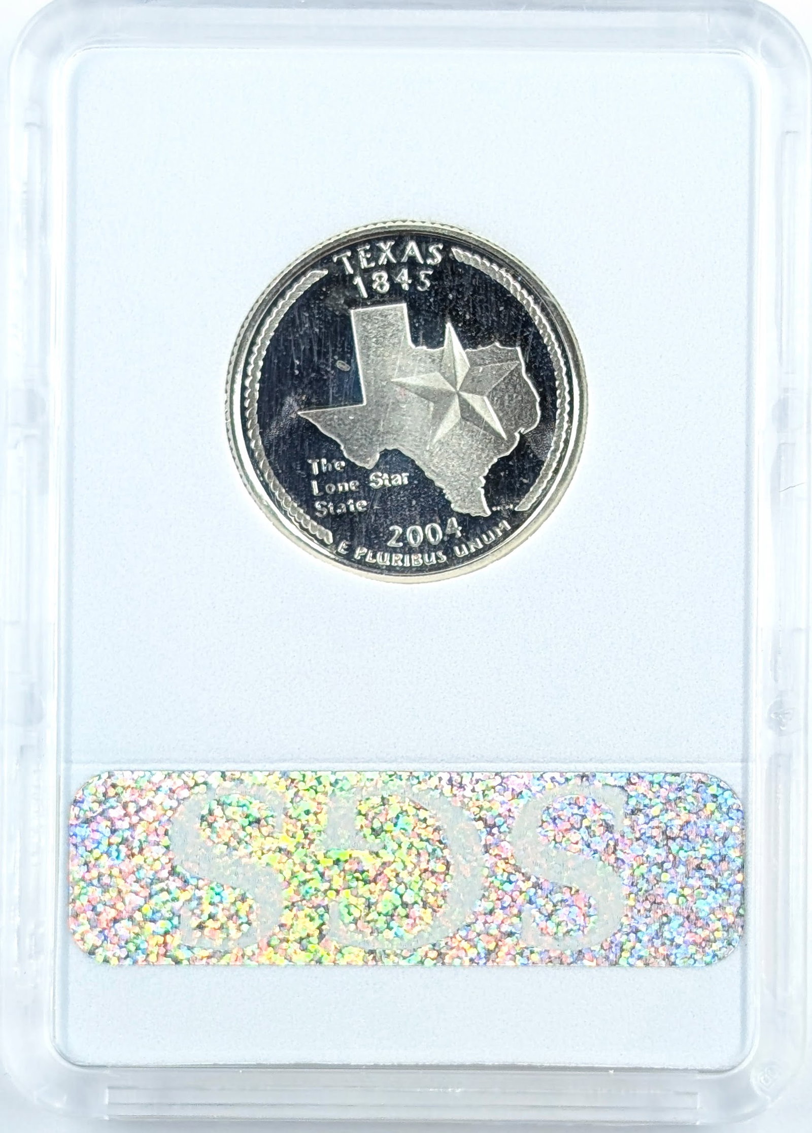 SGS 2004-S PR70CAM Silver Washington State Quarter- Texas - 2
