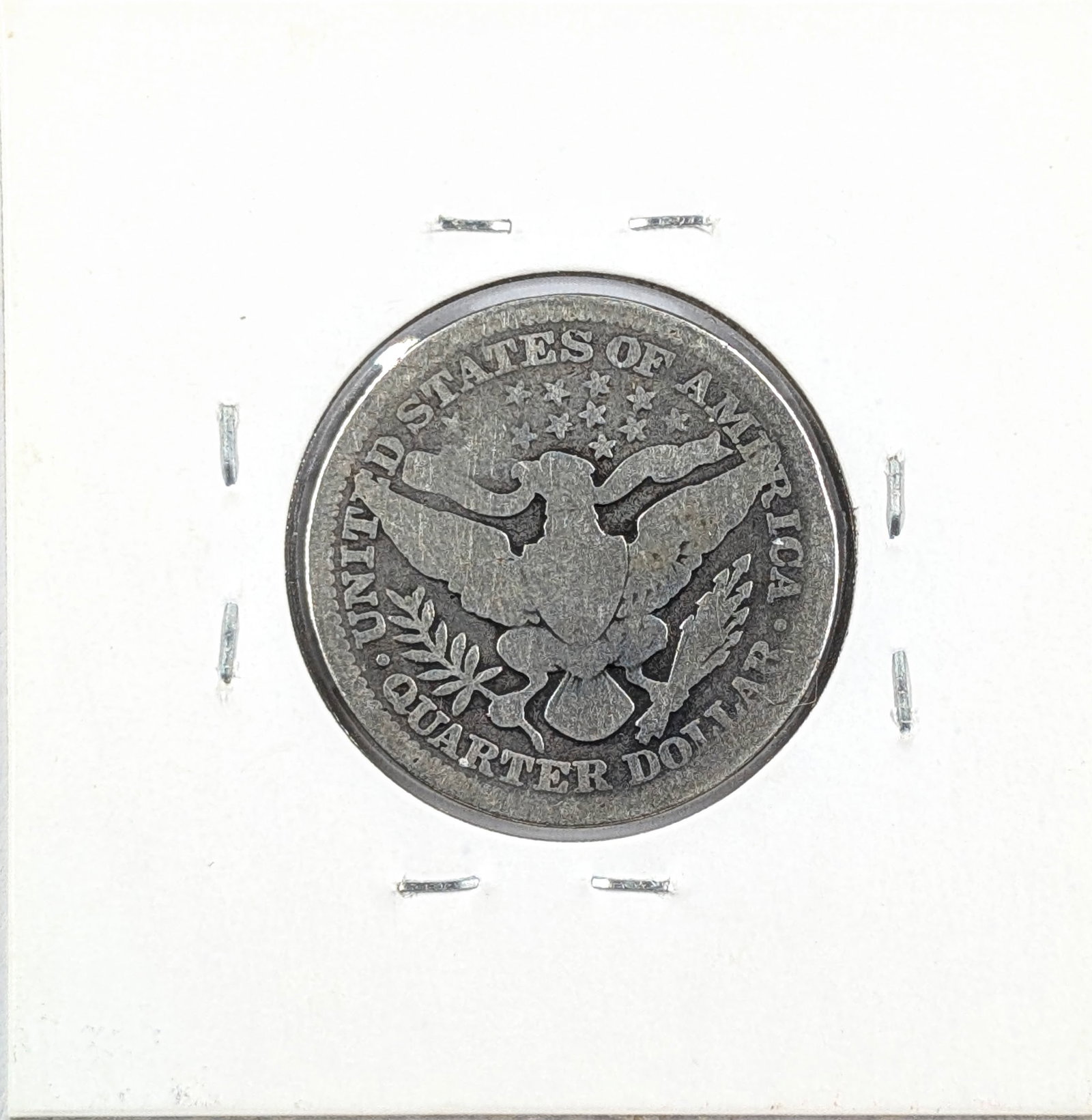 1909 Silver Barber Quarter - 2