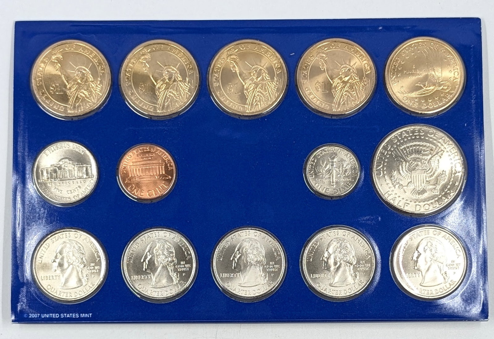 2007 P US Mint Uncirculated Coin Set - 2