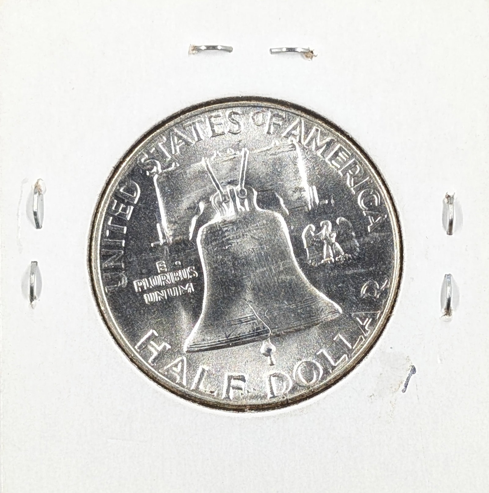 FEATURE 1955 Silver Franklin Half Dollar - Uncirculated - Error Bugs Bunny - 2