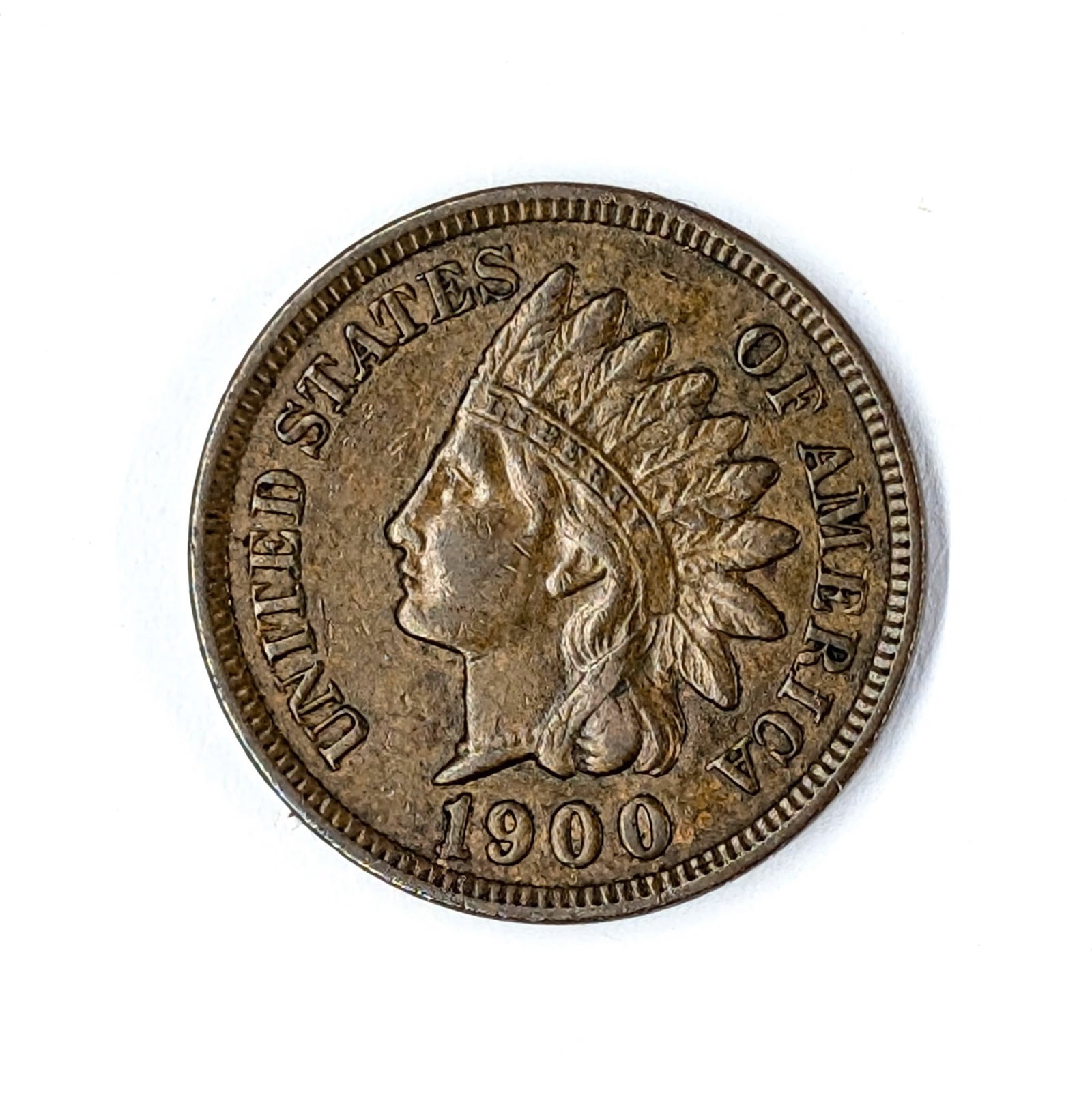 1900 Indian Head Cent - Full 'Liberty', Uncirculated: Coin