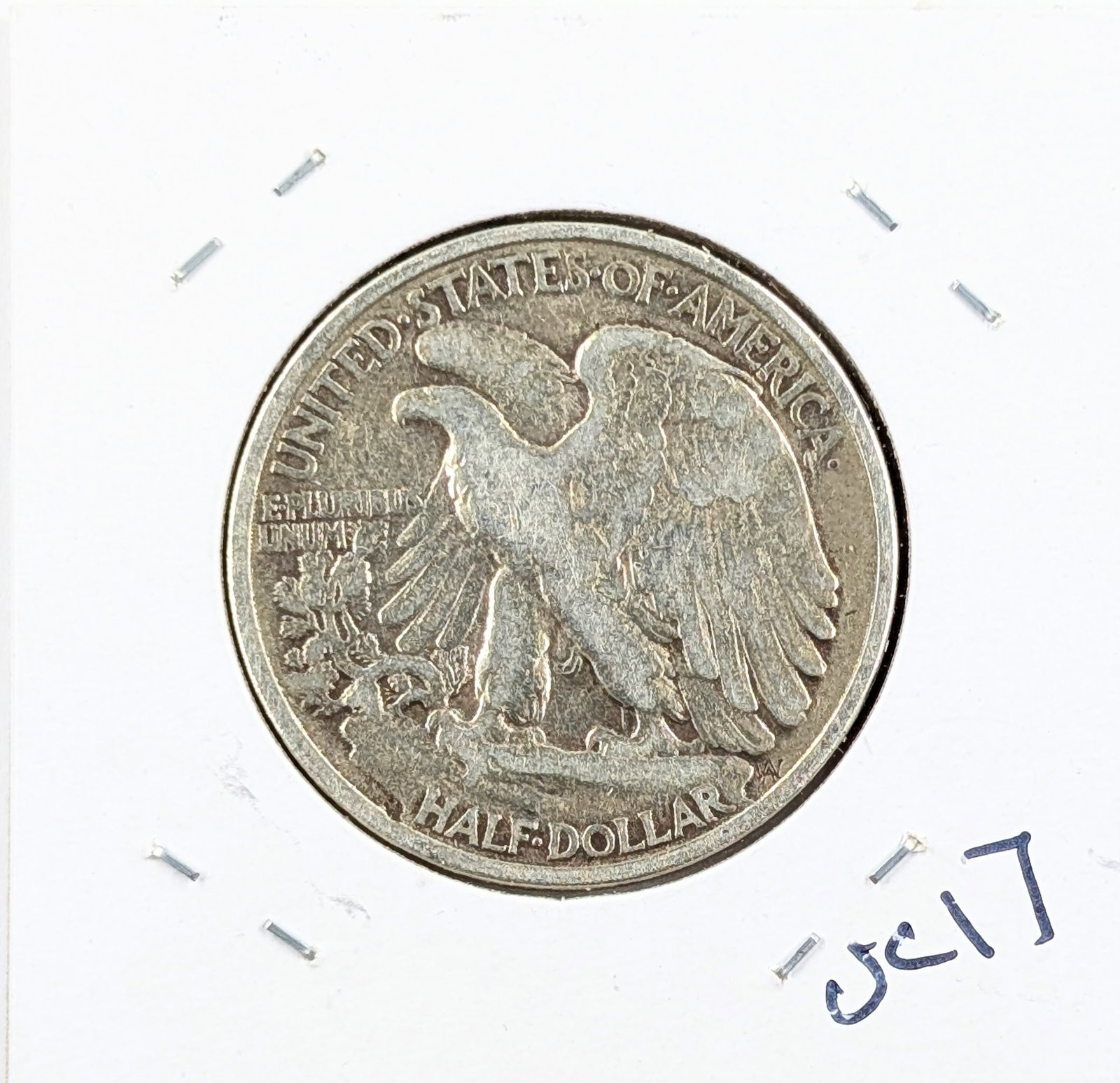 1943 Silver Walking Liberty Half Dollar - 2