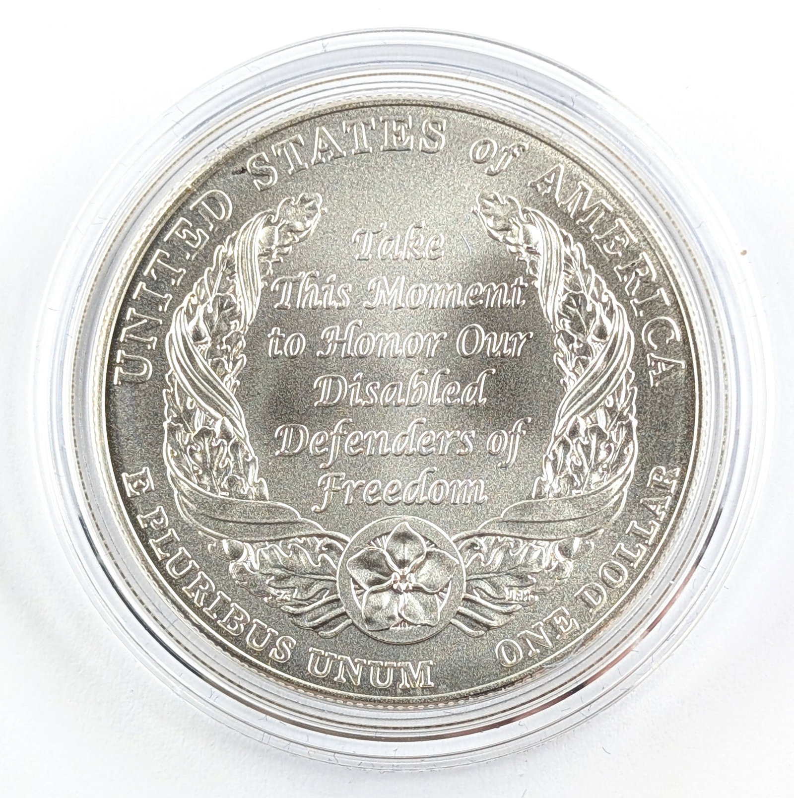 2010 American Veterans Disabled for Life Commemorative Silver Half Dollar - 3