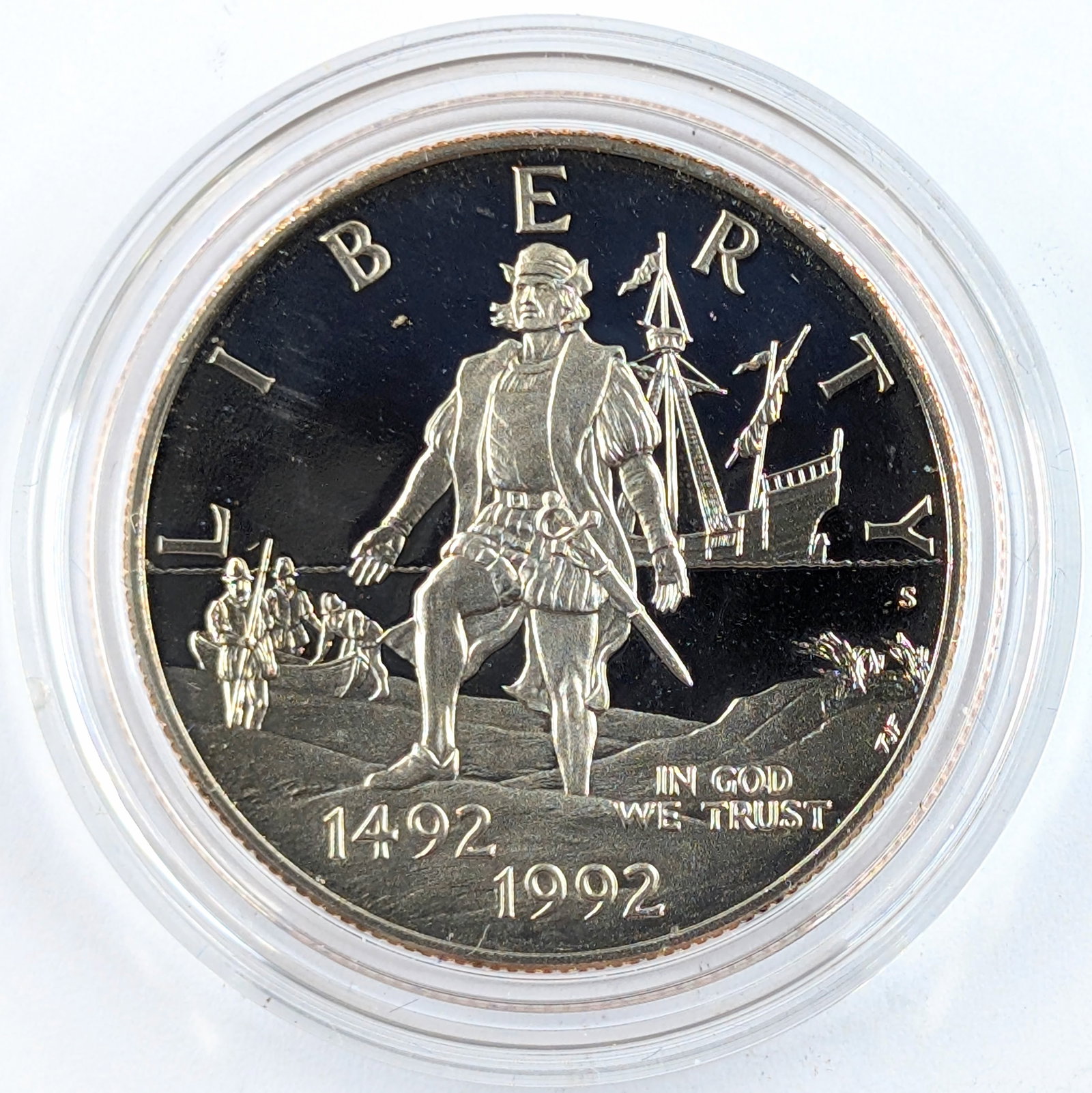 1992-S Columbus Commemorative Half Dollar - Proof: Coin