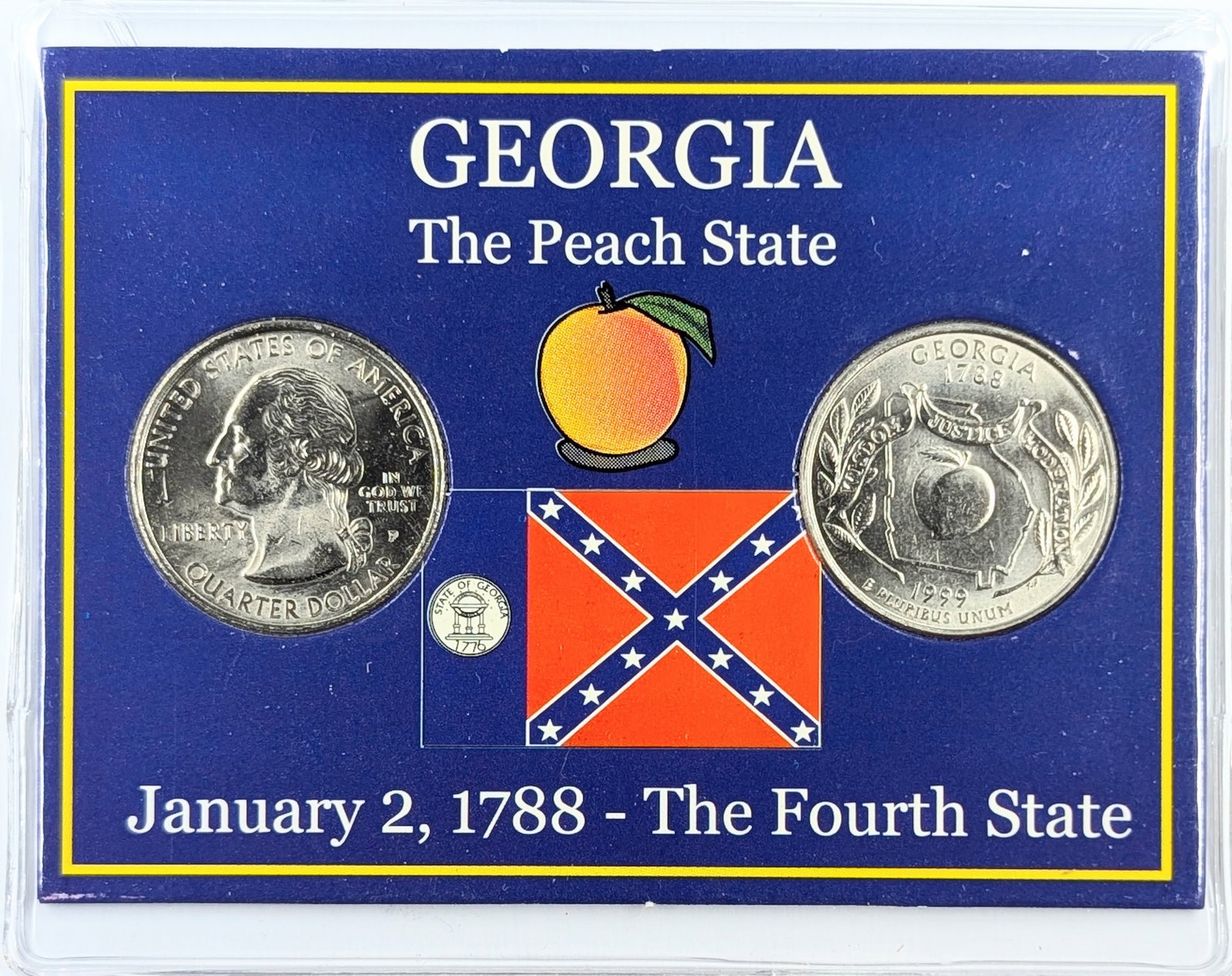 1999 P/D Georgia State Quarter Set (1 of 2)
