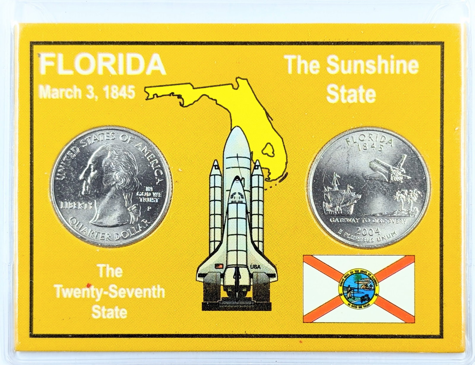 2004 P/D Florida State Quarter Set: Coin