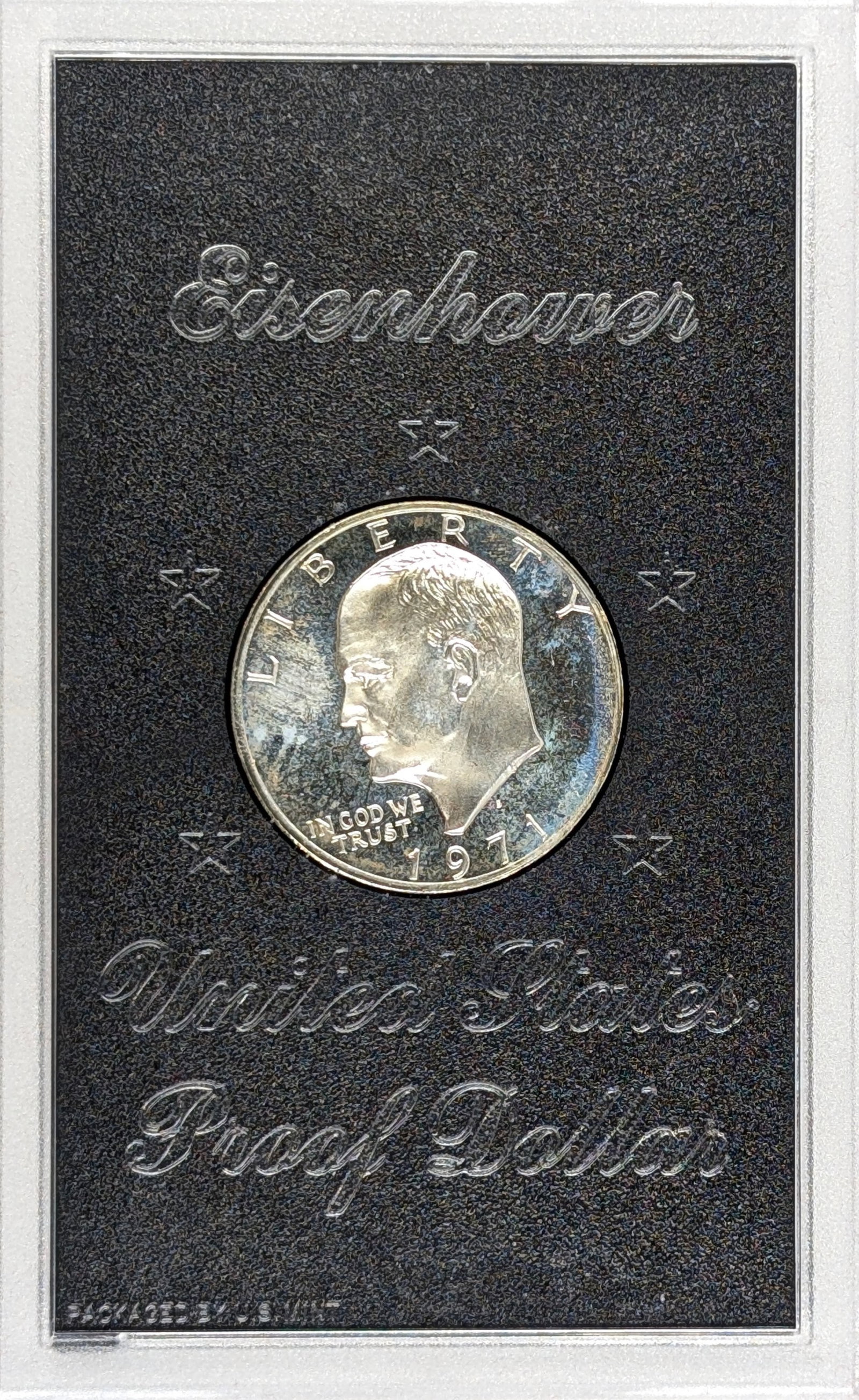 1971-S Eisenhower " Ike" Proof Silver Dollar - 2