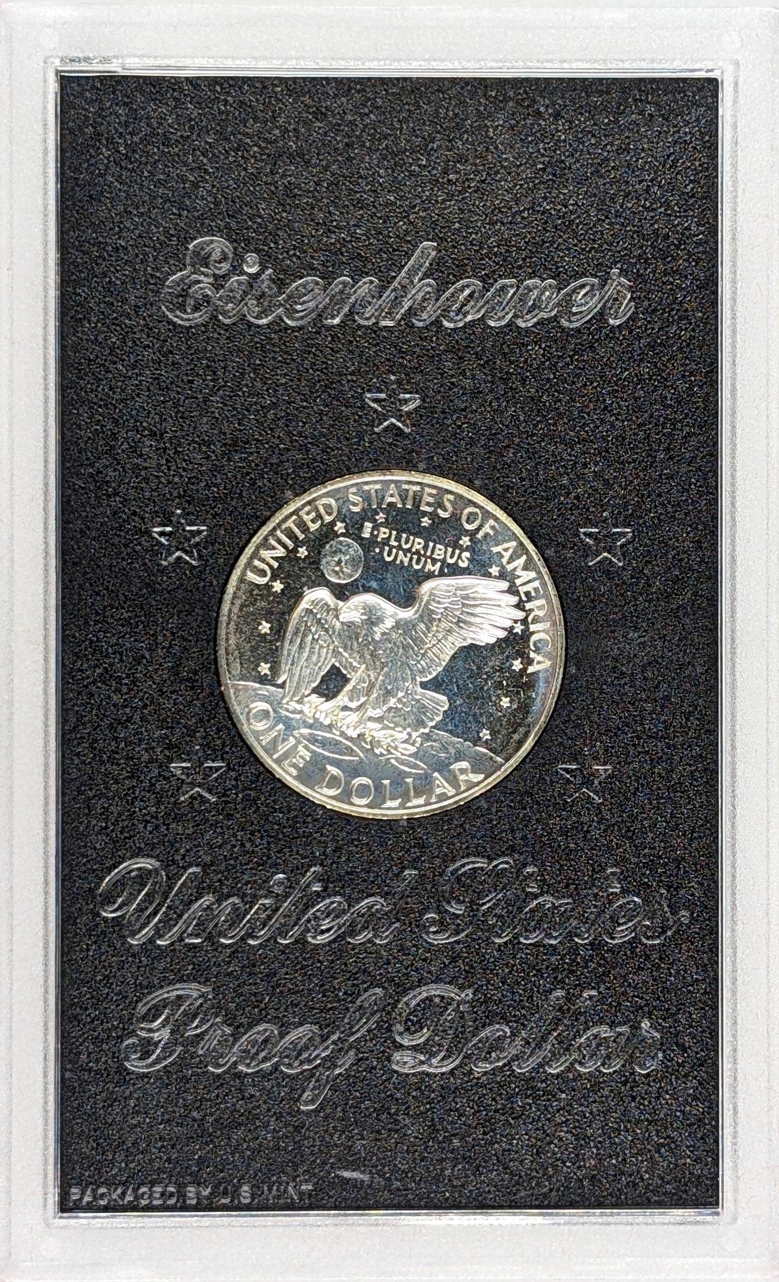 1971-S Eisenhower " Ike" Proof Silver Dollar - 3