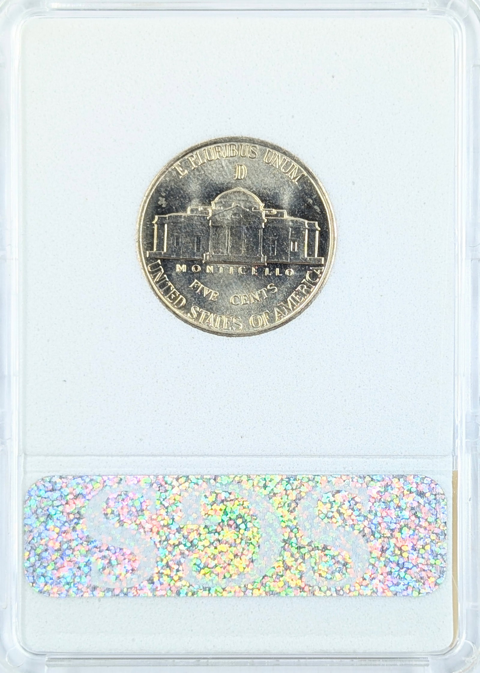 SGS 1943-D MS70 Silver Jefferson Nickel - 2