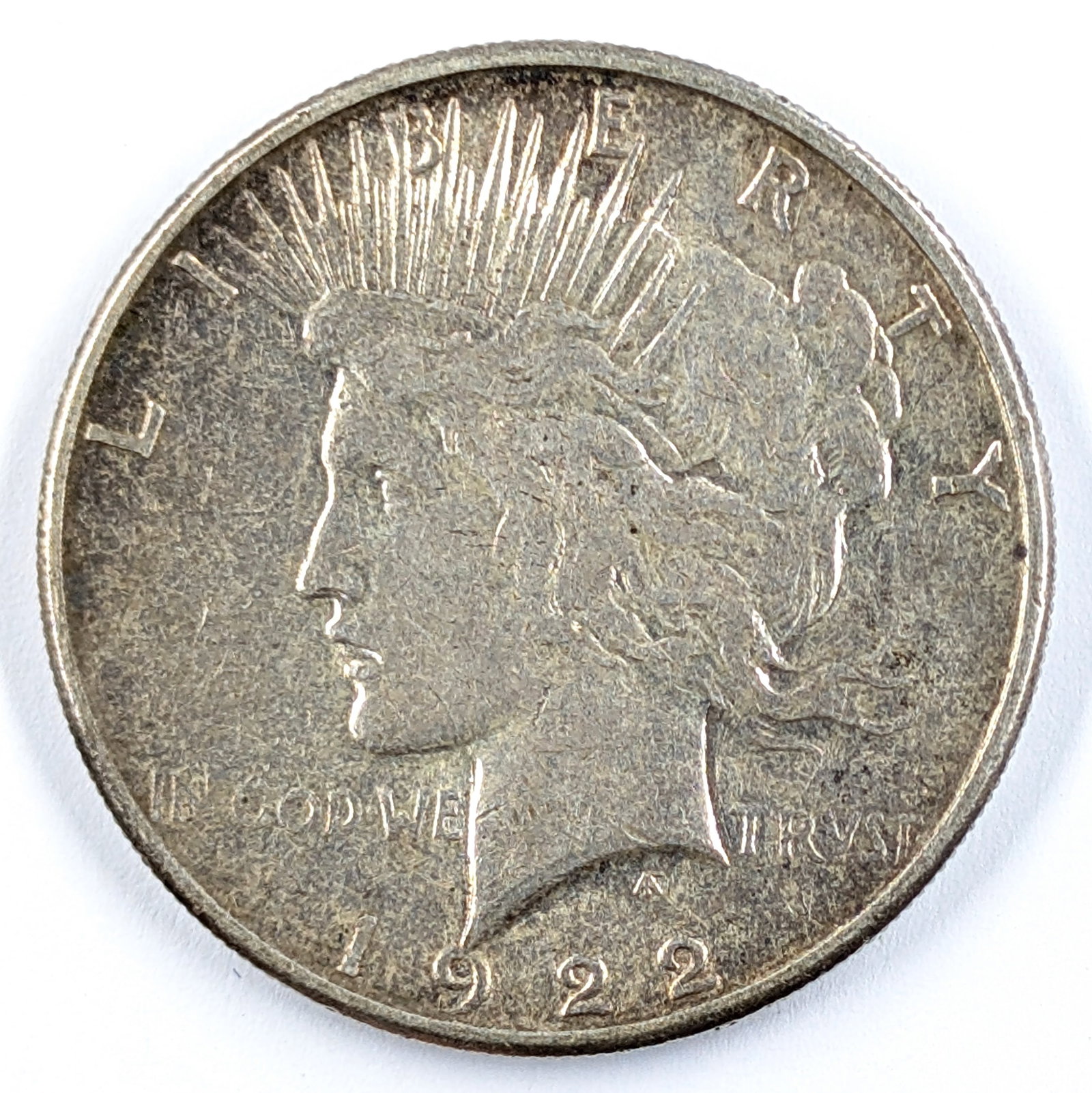 1922-S Silver Peace Dollar: Silver