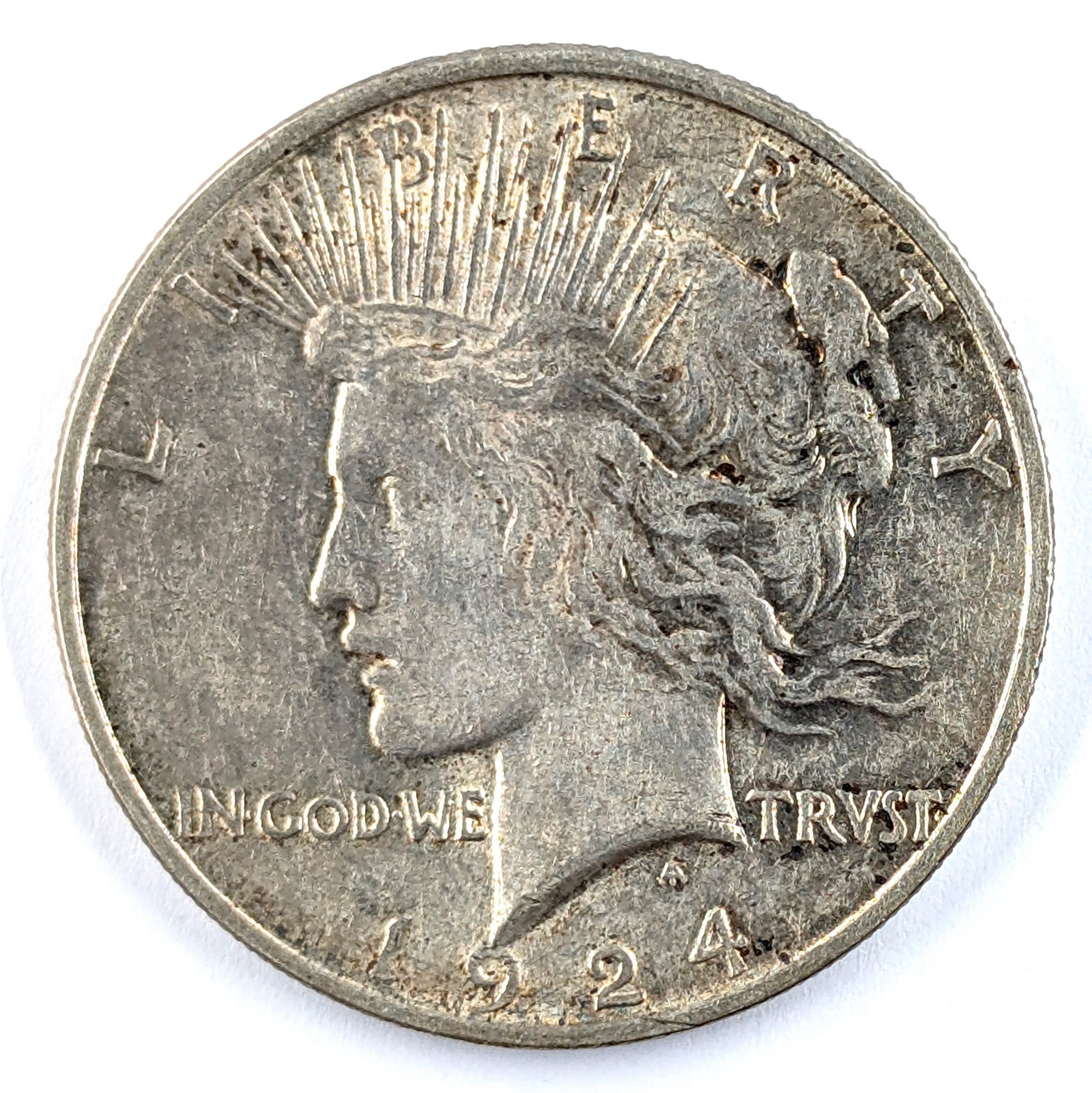 1924 Silver Peace Dollar: Silver