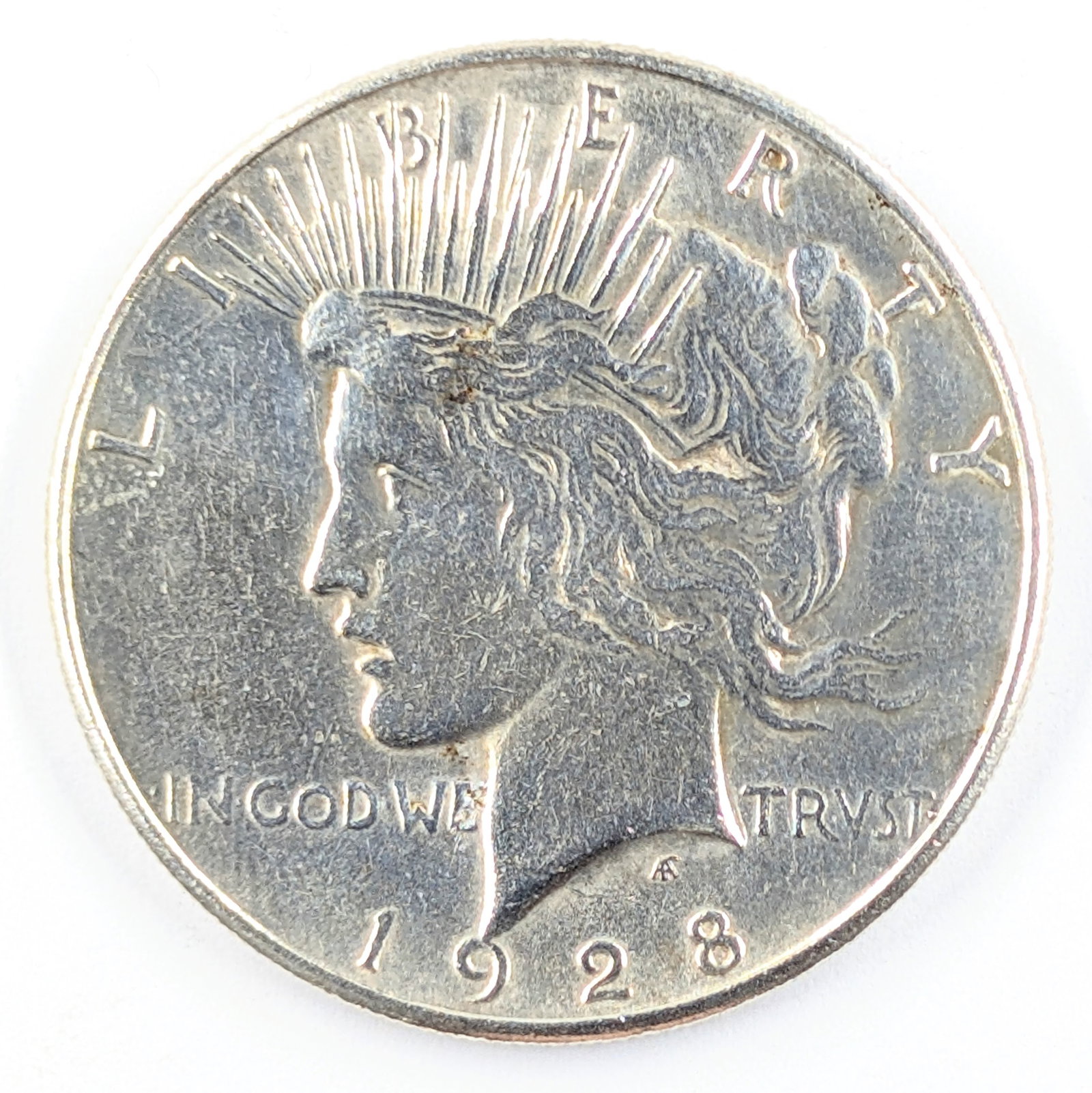 1928-S Silver Peace Dollar: Silver