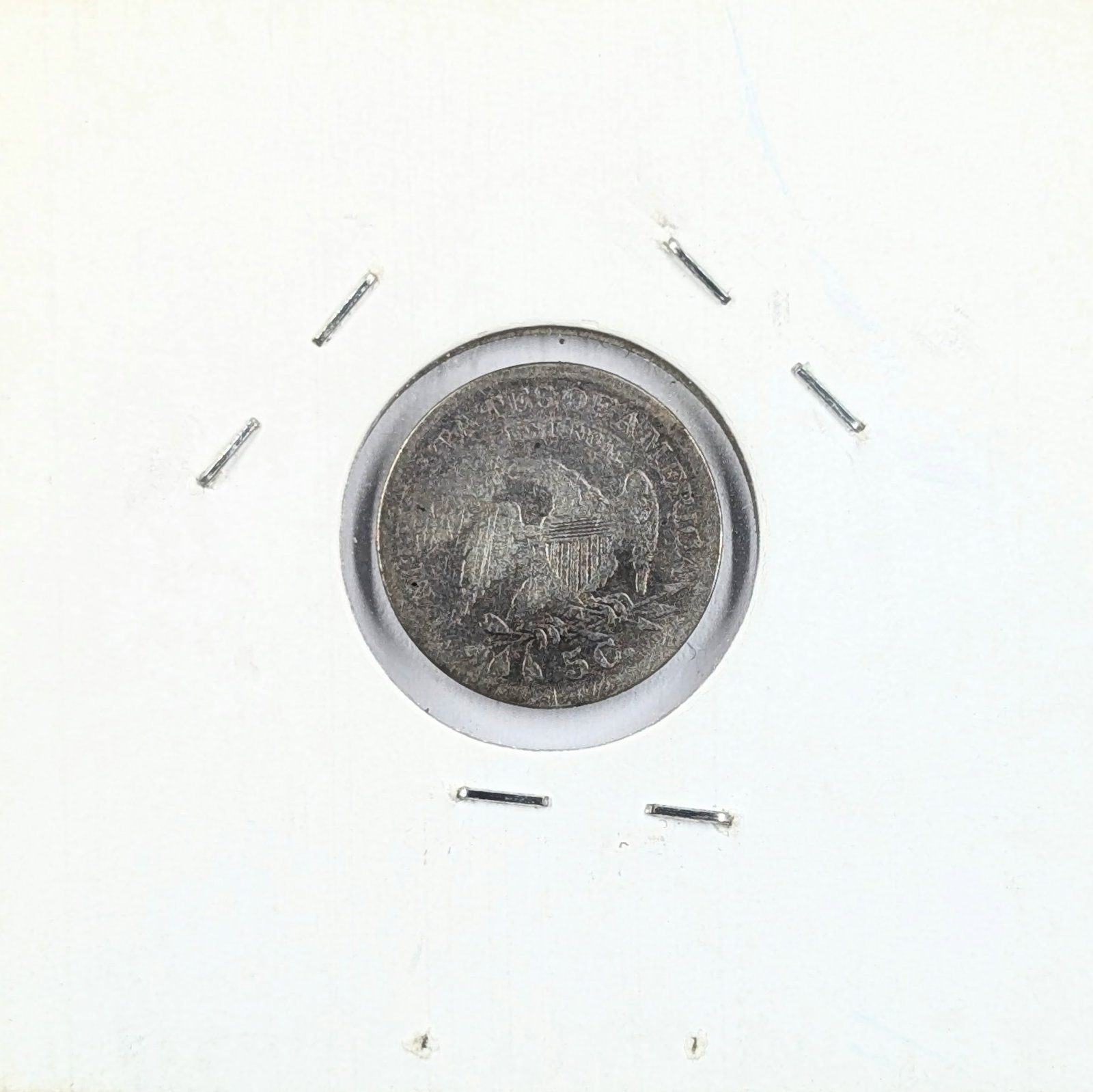 1836 Silver Capped Bust Half Dime - 2
