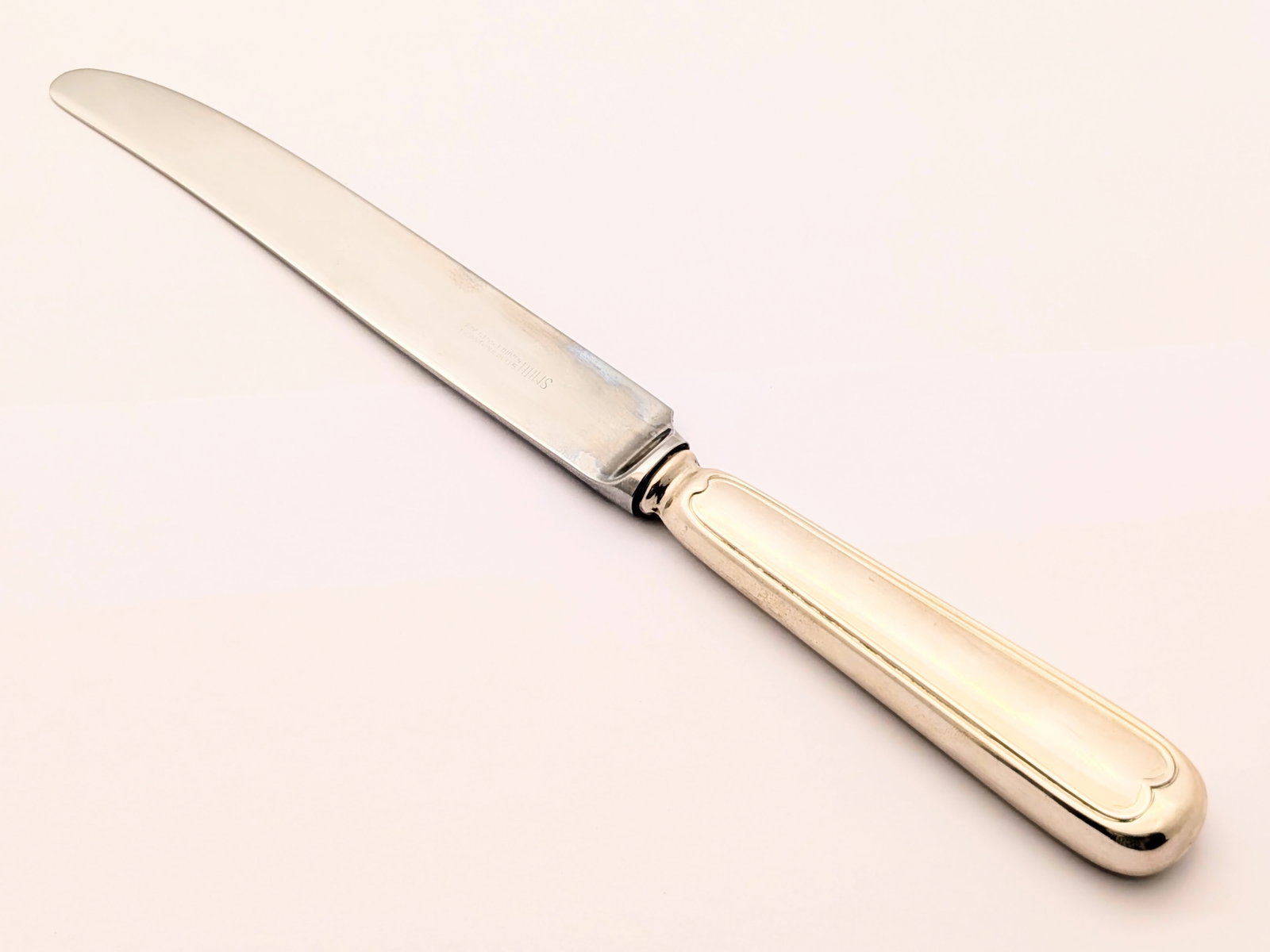 Smith Sterling Silver Handle Knife w/ Stainless Steel Blade - 3.1oz: Length: 9.75in