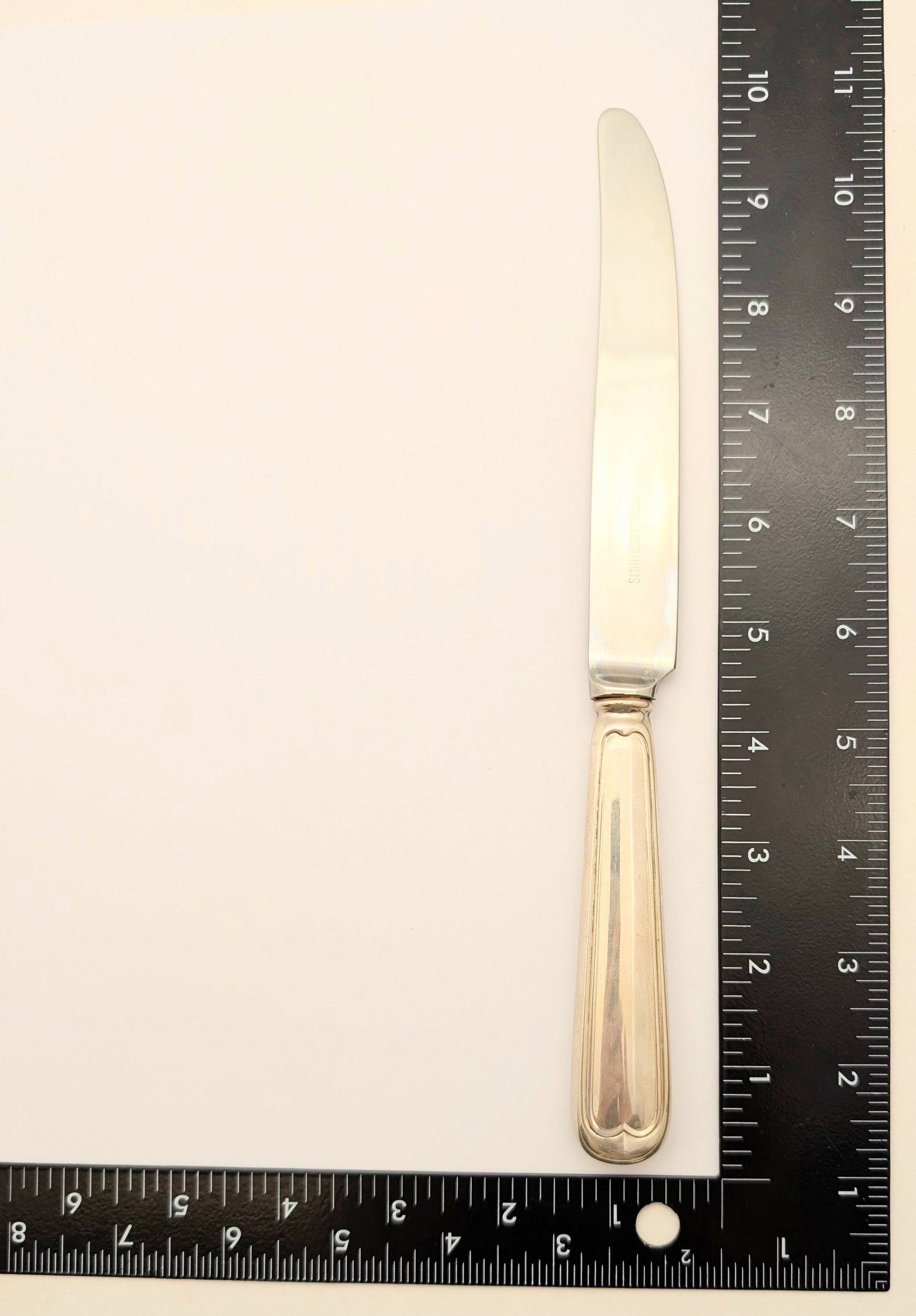 Smith Sterling Silver Handle Knife w/ Stainless Steel Blade - 3.1oz - 5