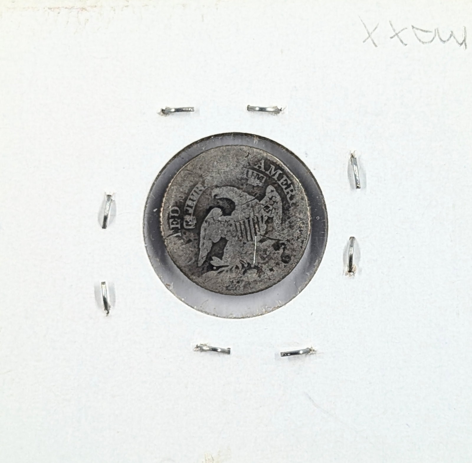 1829 Silver Capped Bust Half Dime - 2