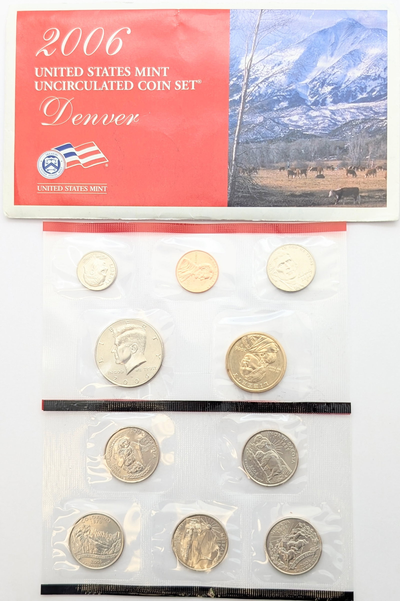 2006-D US Mint Uncirculated Coin Set: Coin