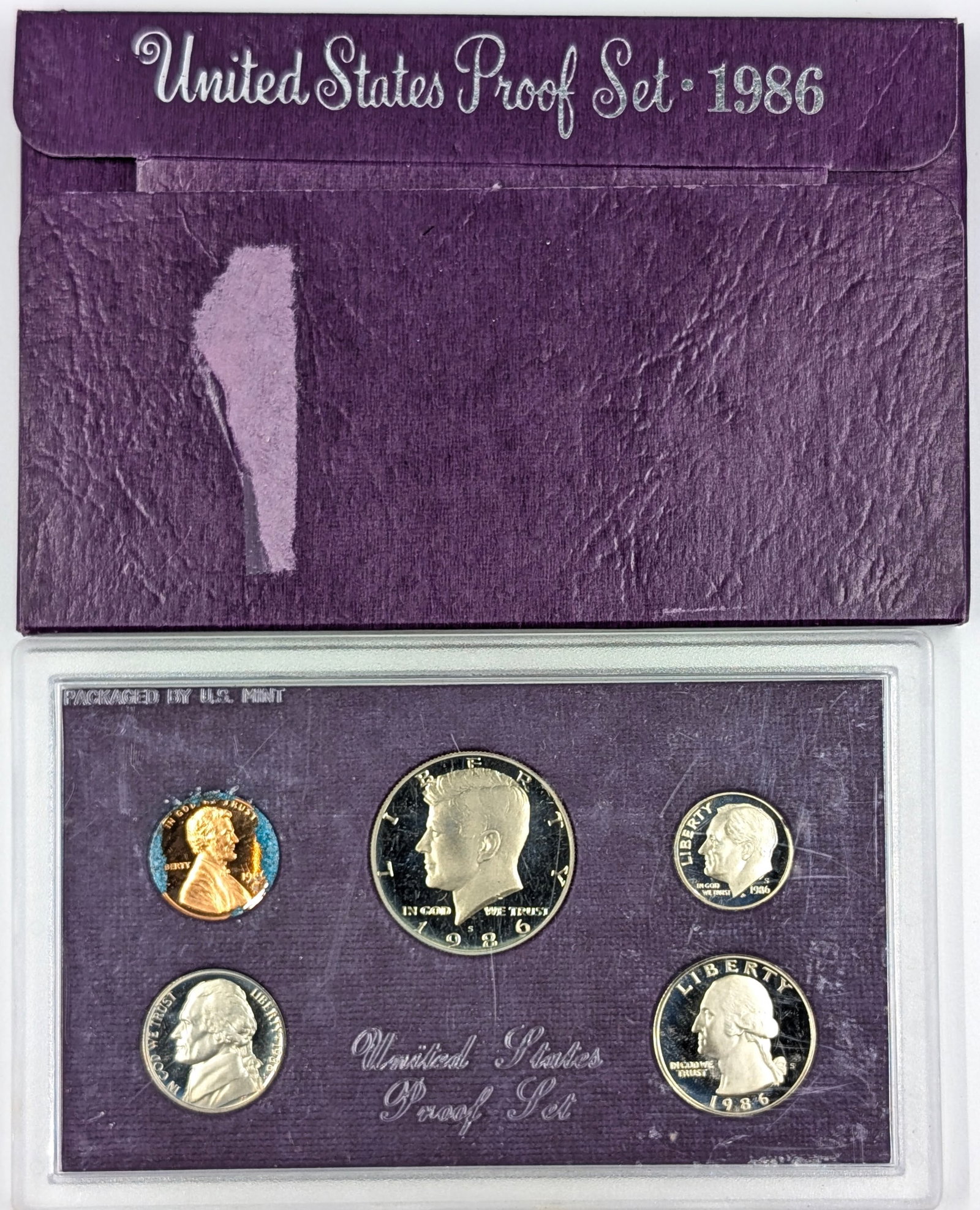 1986 US Mint Proof Set: Coin