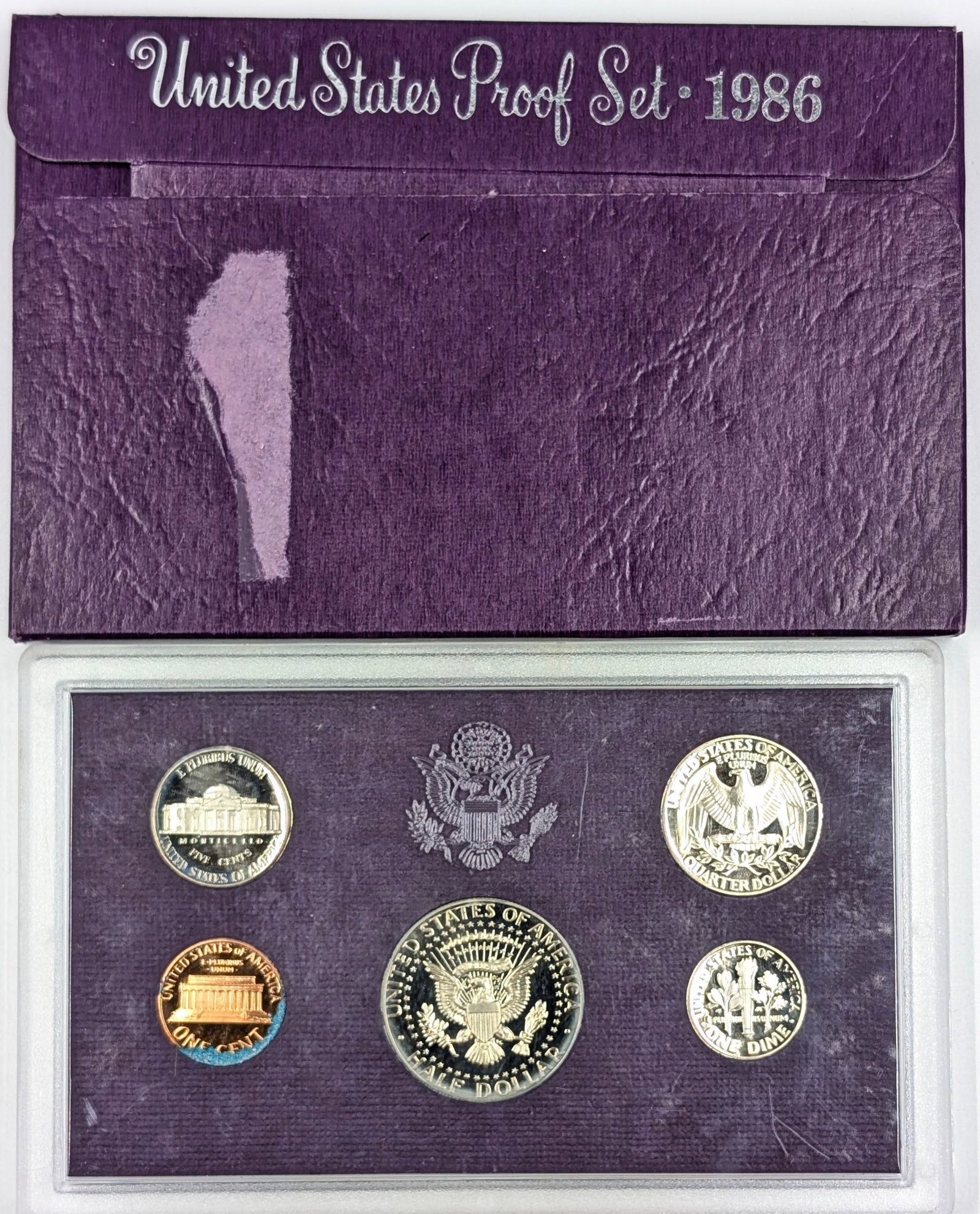 1986 US Mint Proof Set - 2