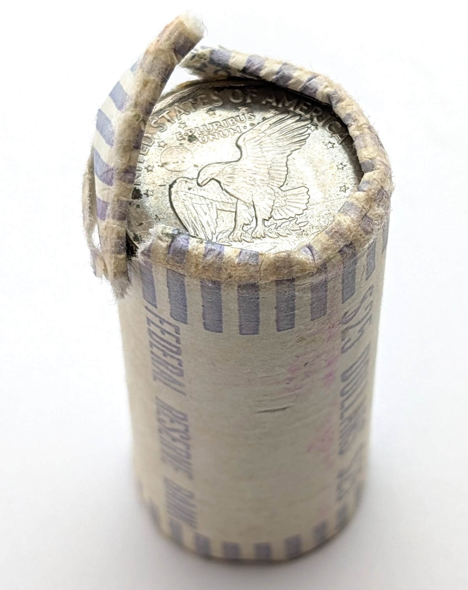 Original Federal Reserve Bank Roll of 25 Susan B. Anthony Dollars (1 of 4)