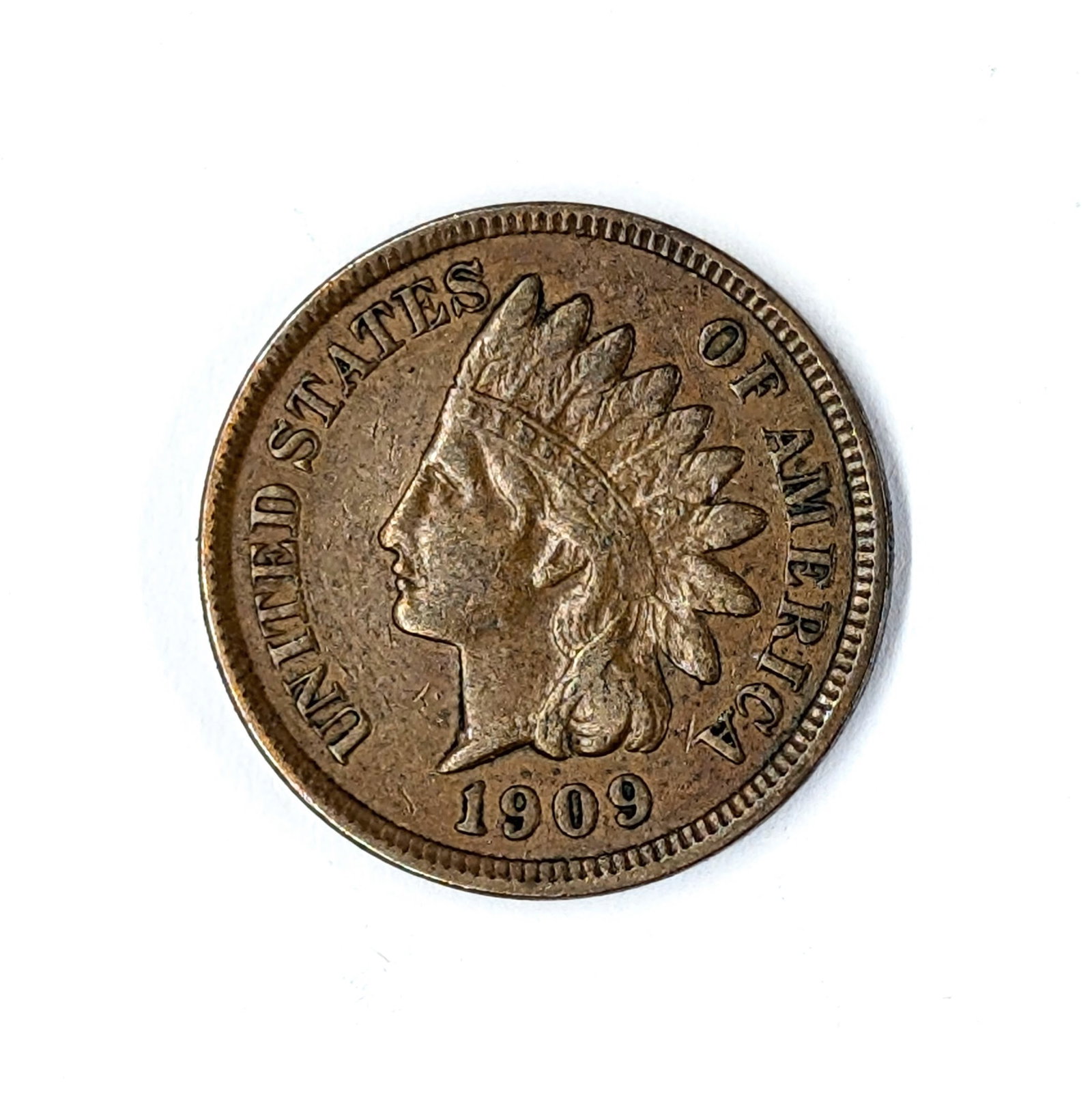 1909 Indian Head Cent - Full 'Liberty': Coin