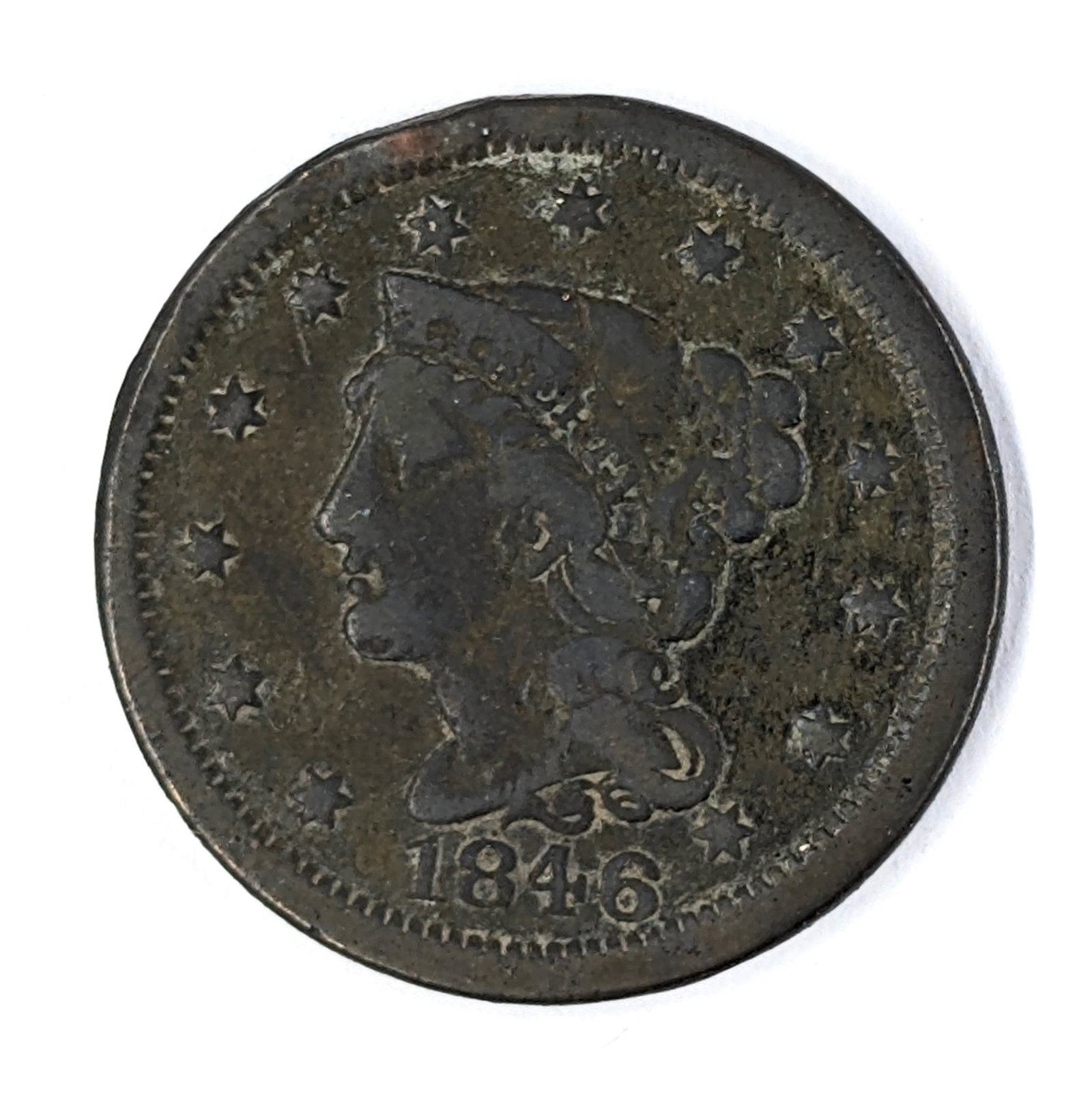 1846 Large Cent: Coin