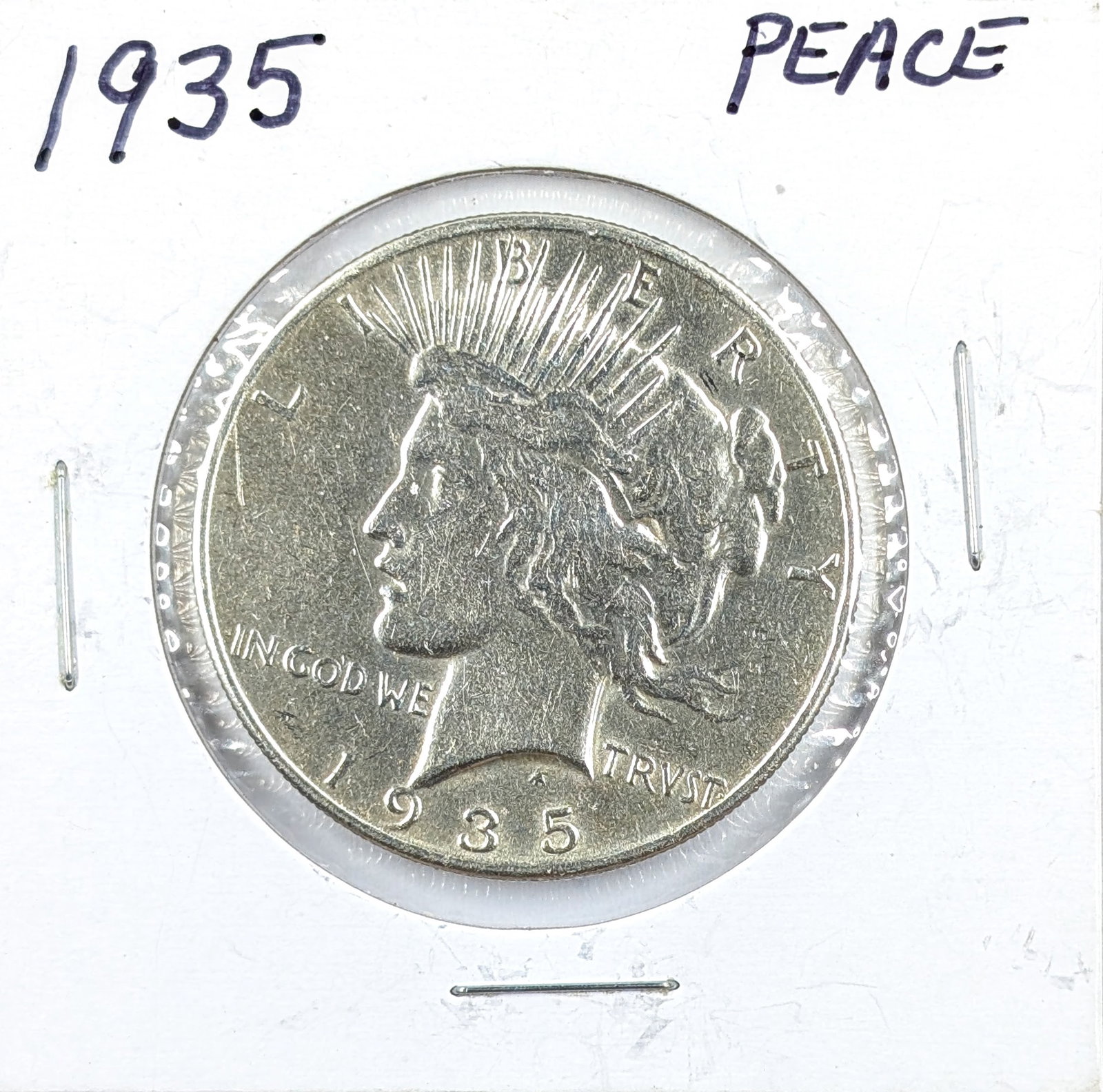 1935 Silver Peace Dollar: Silver