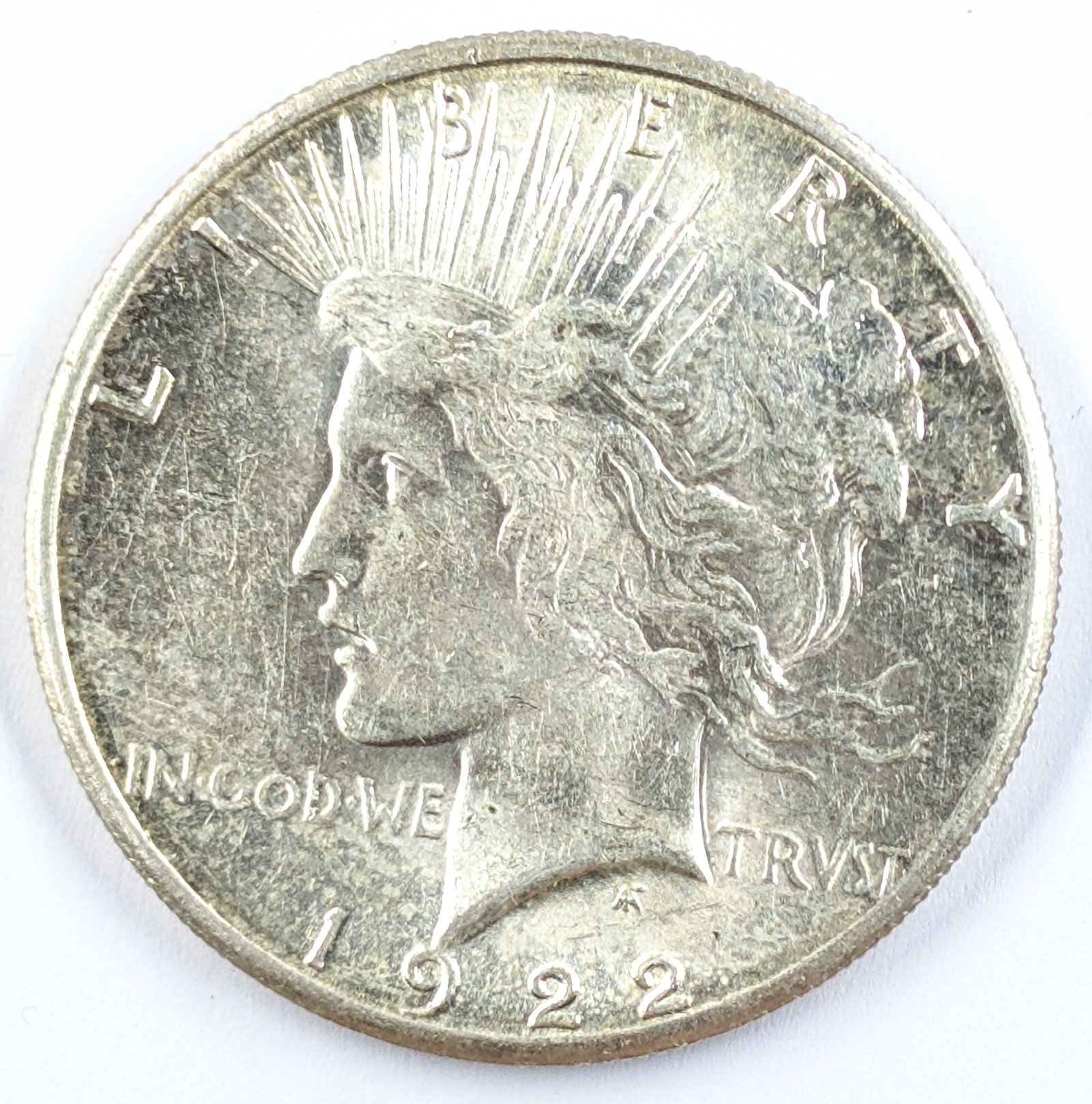 1922-S Silver Peace Dollar: Silver
