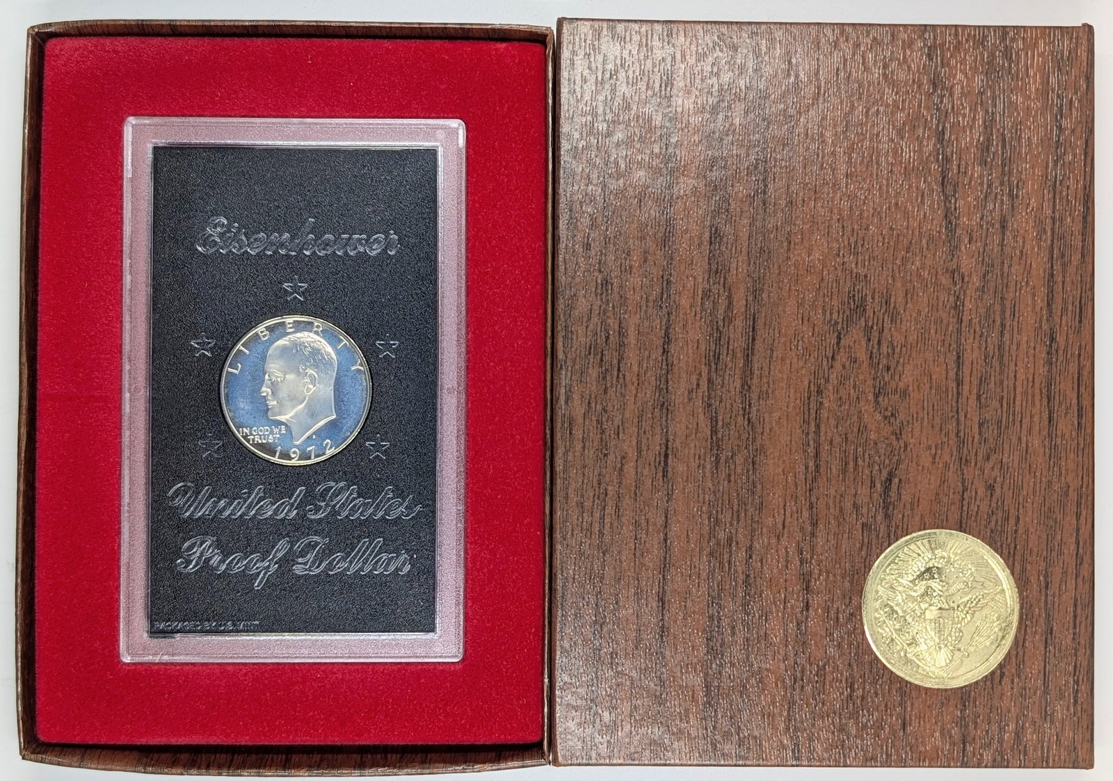 1972-S Eisenhower " Ike" Proof Silver Dollar - Toned (1 of 3)