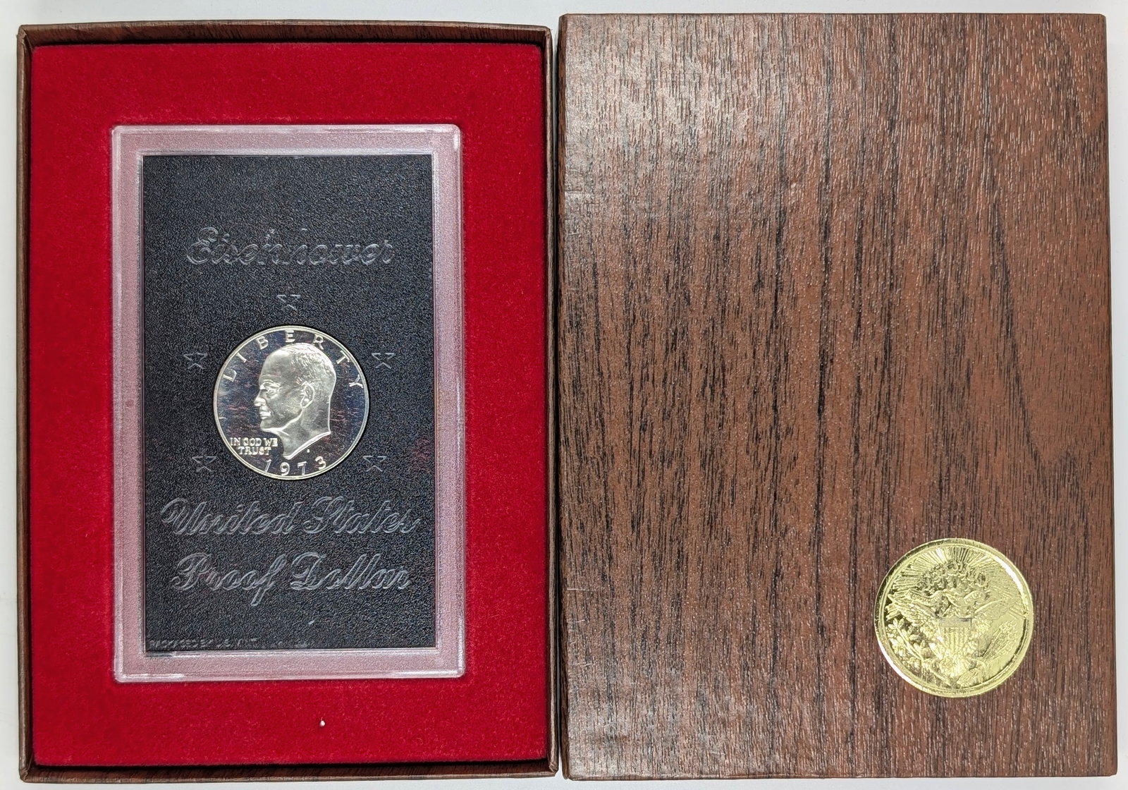 1973-S Eisenhower " Ike" Proof Silver Dollar: Silver