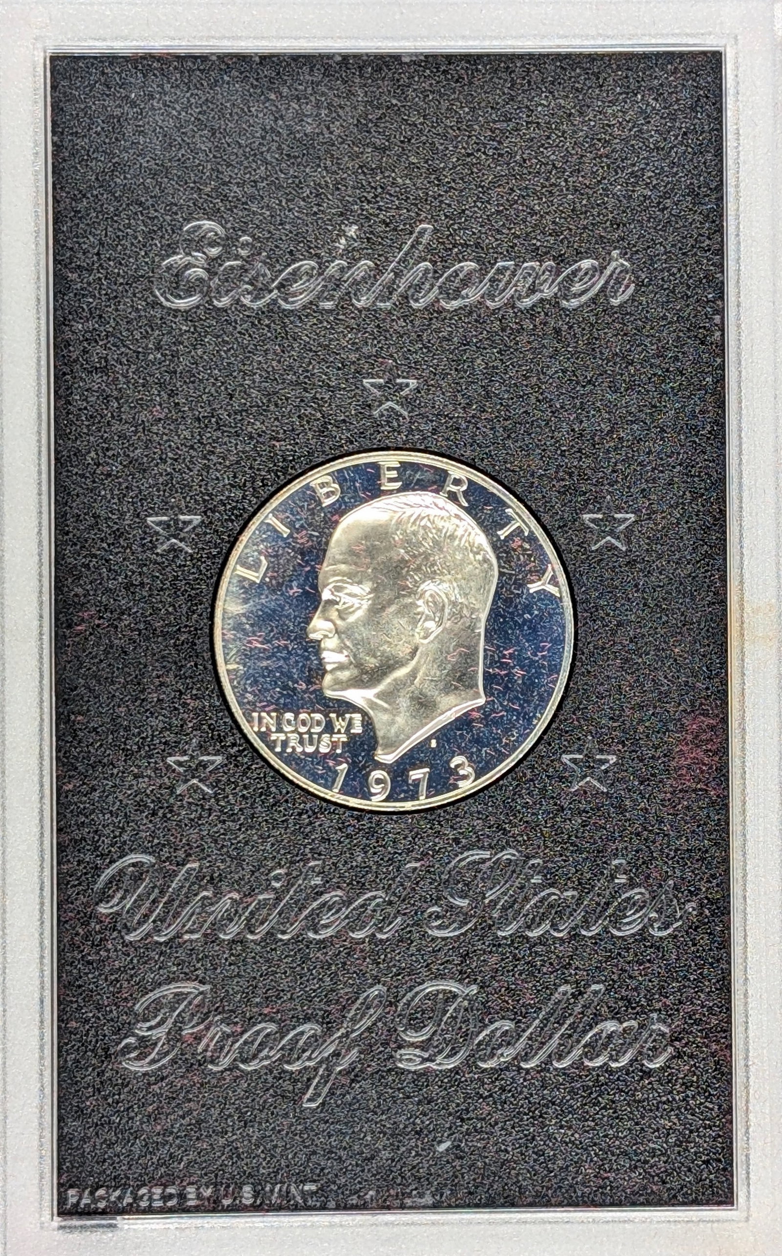 1973-S Eisenhower " Ike" Proof Silver Dollar - 2