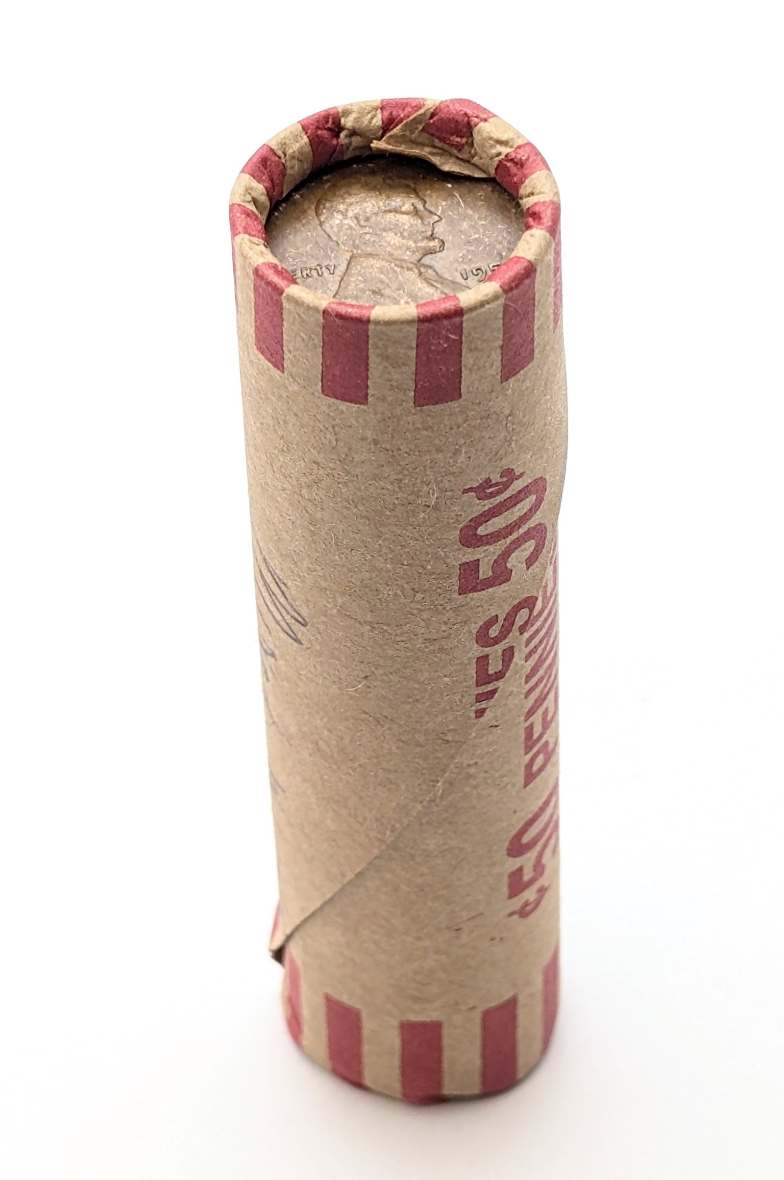 Unsearched Roll of 50 Wheat Cents - Mixed dates: Coin