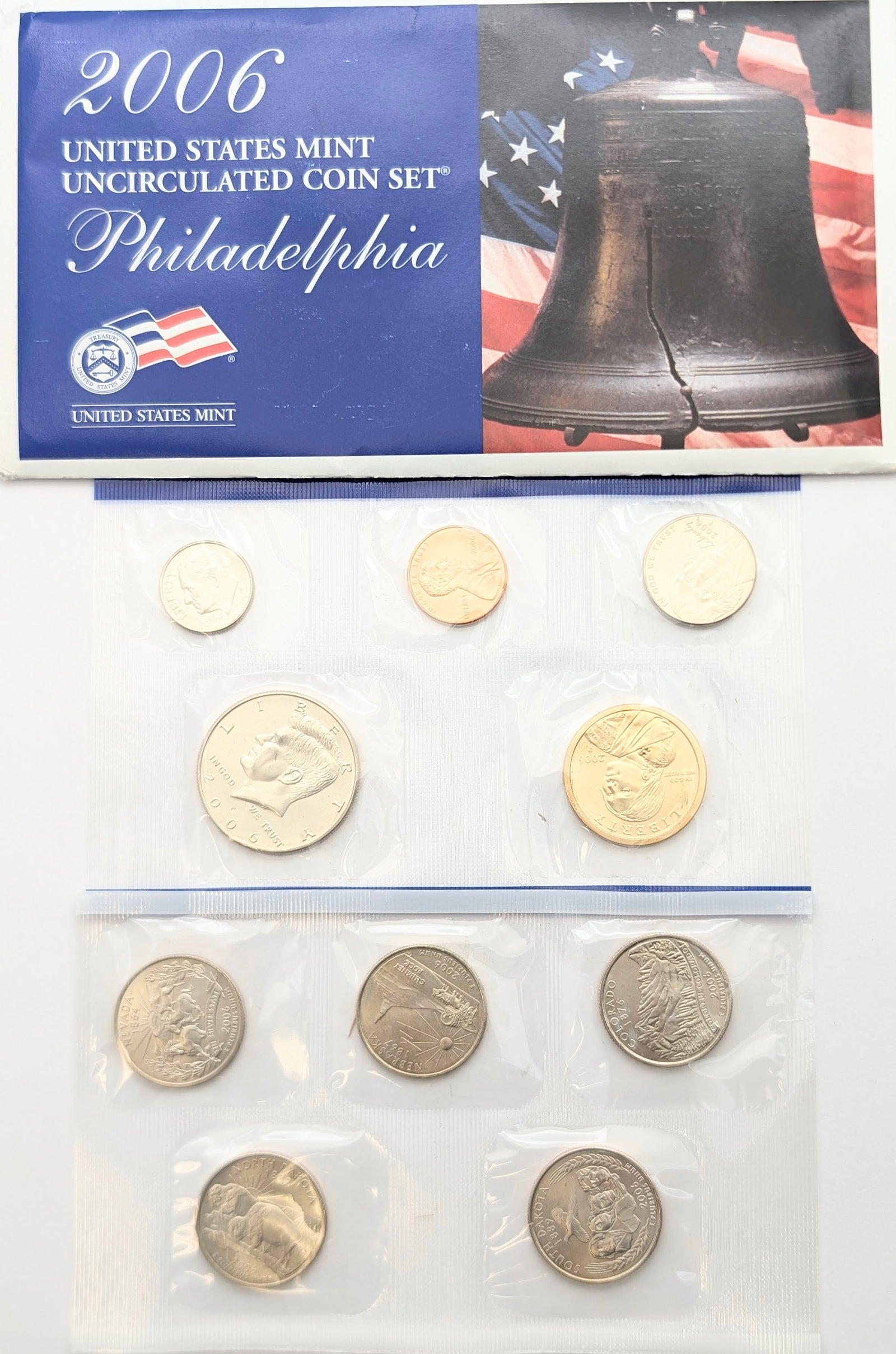 2006-P US Mint Uncirculated Coin Set: Coin