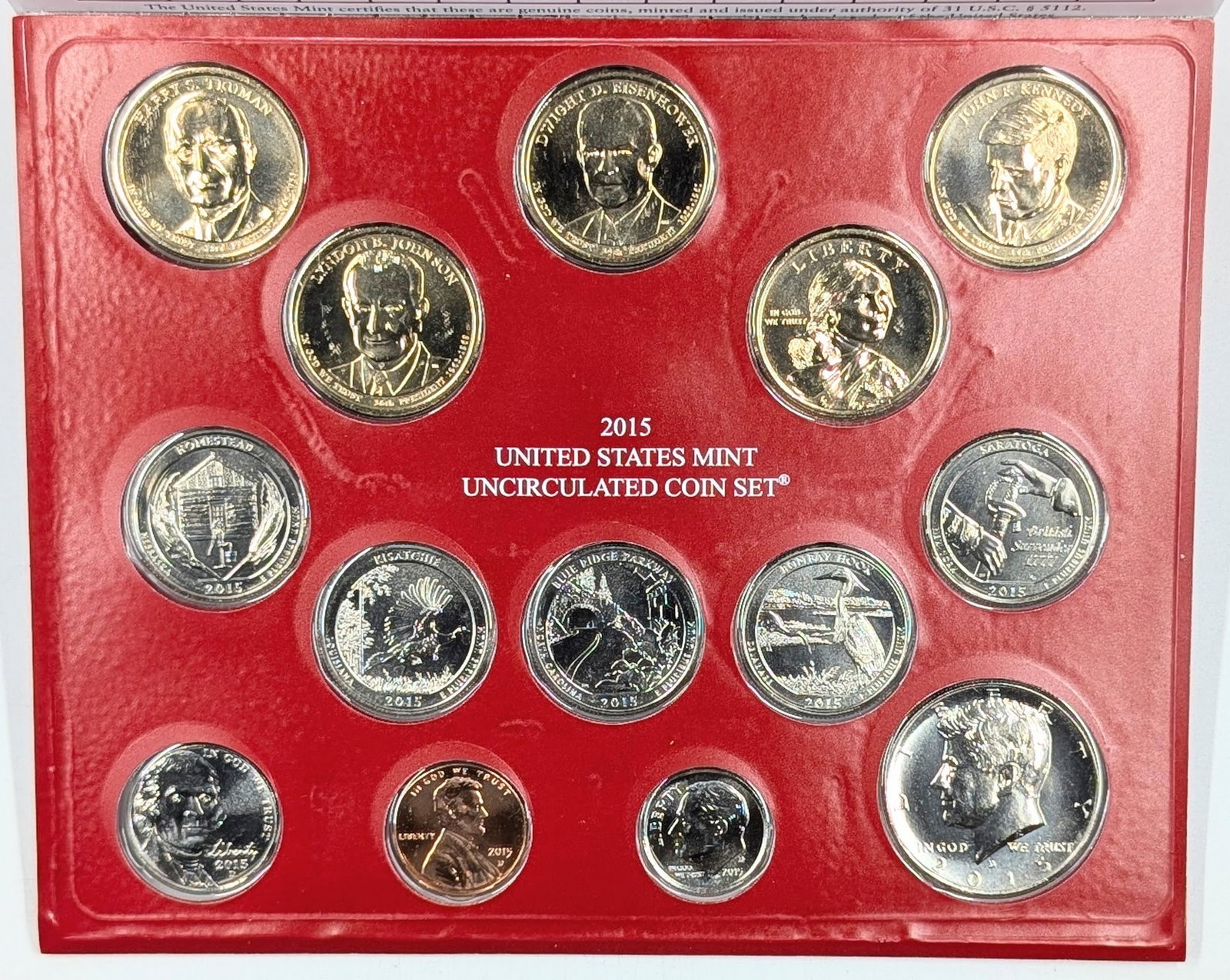 2015-D US Mint Uncirculated Coin Set: Coin