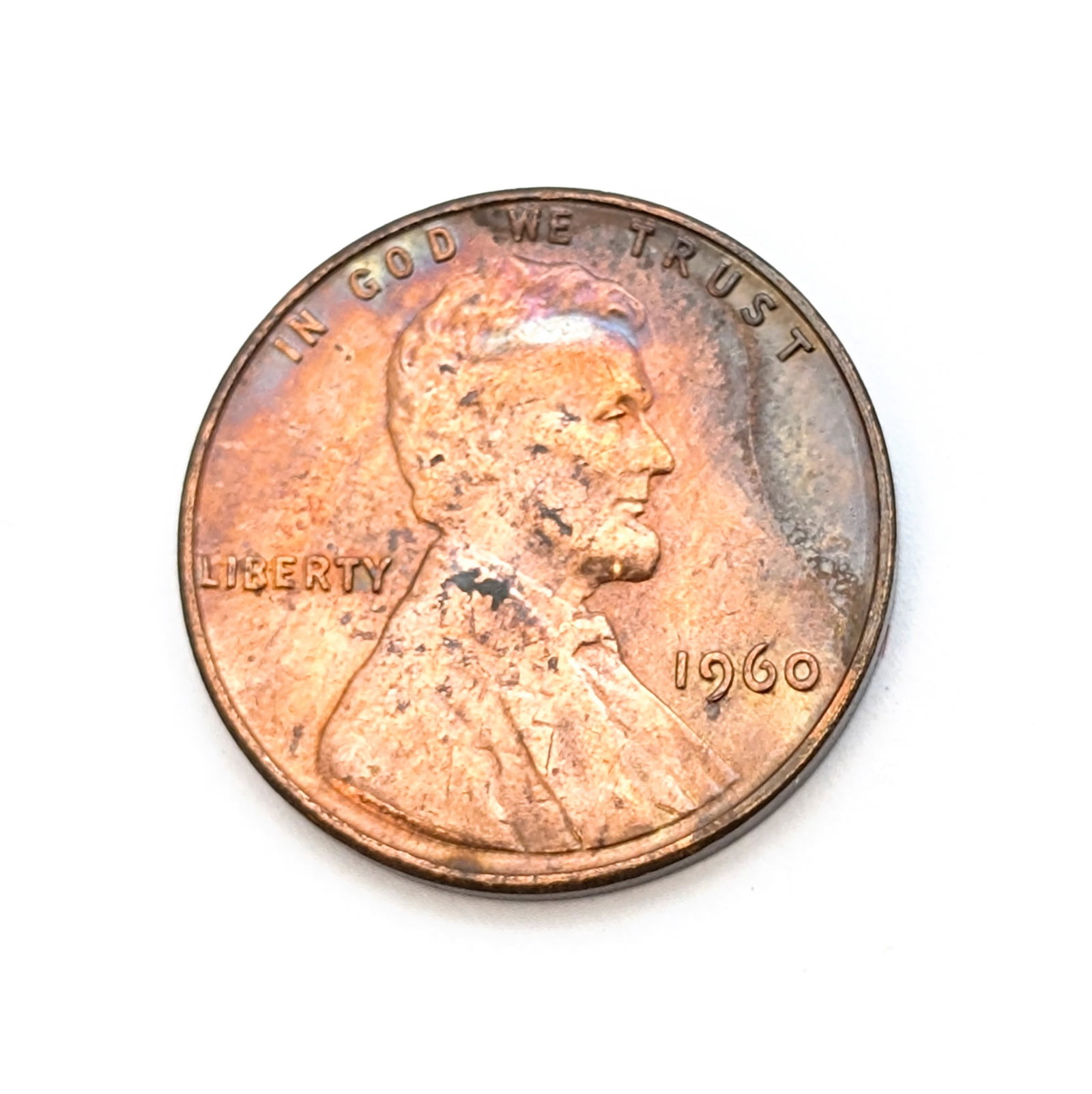 1960 Lincoln Cent - Toned: Coin