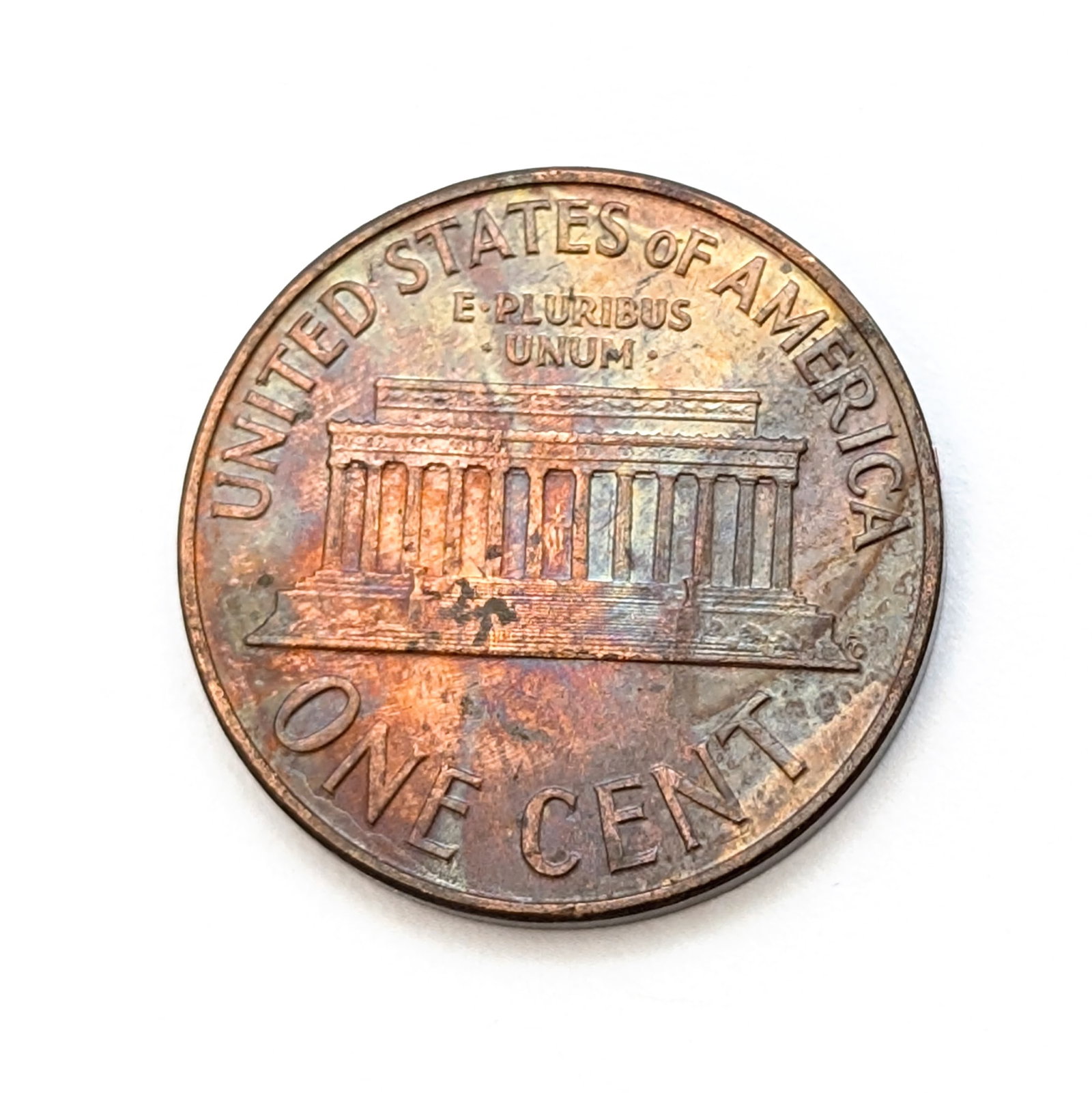 1960 Lincoln Cent - Toned - 2