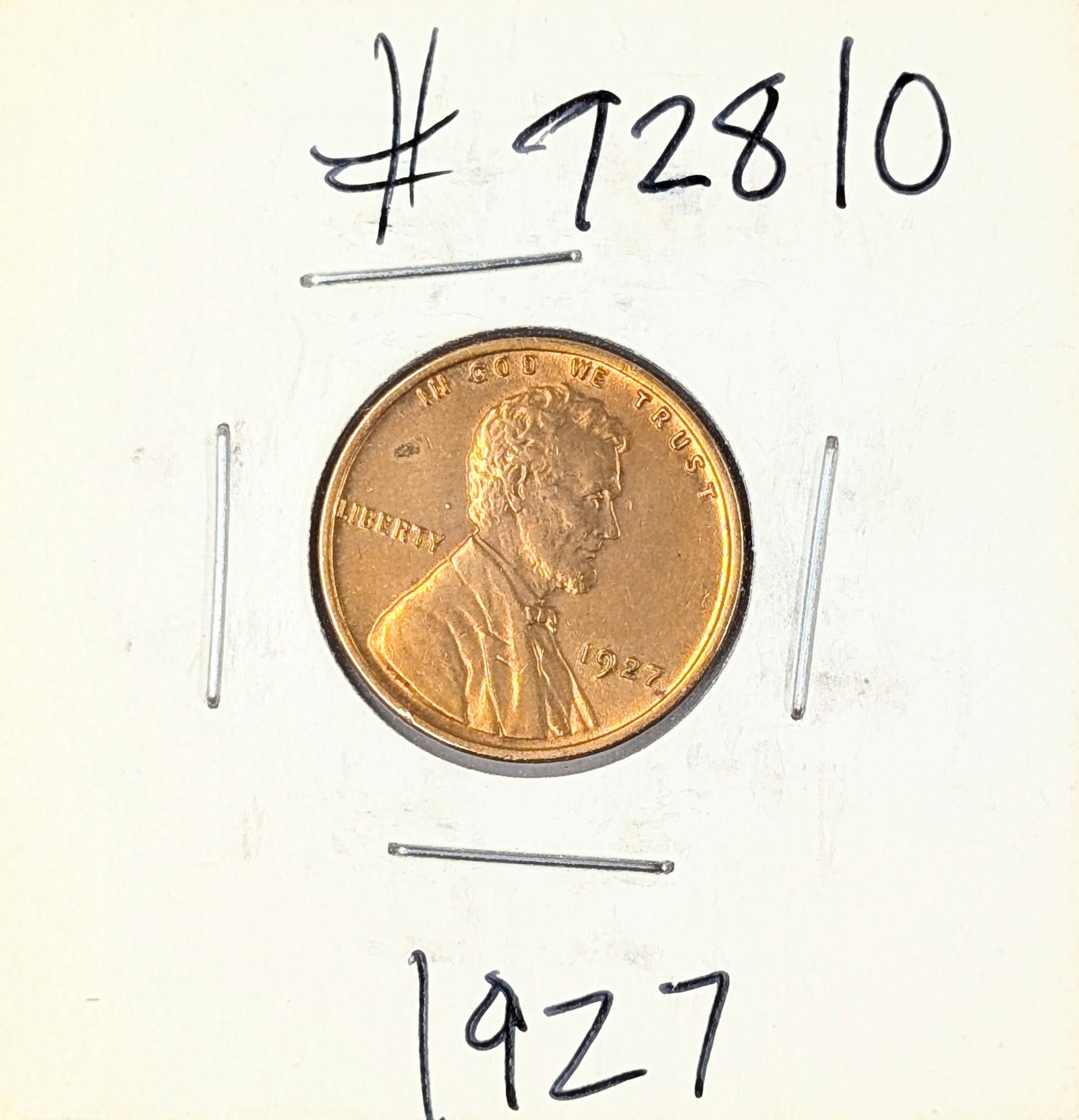 1927 Wheat Cent - Uncirculated: Coin