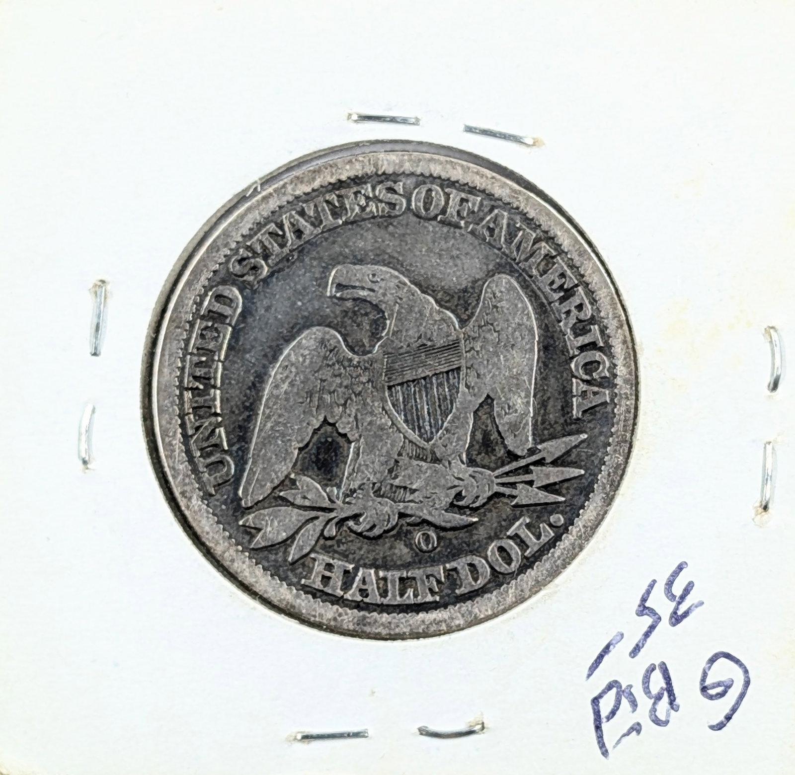 1855-O Silver Seated Liberty Half Dollar - 2
