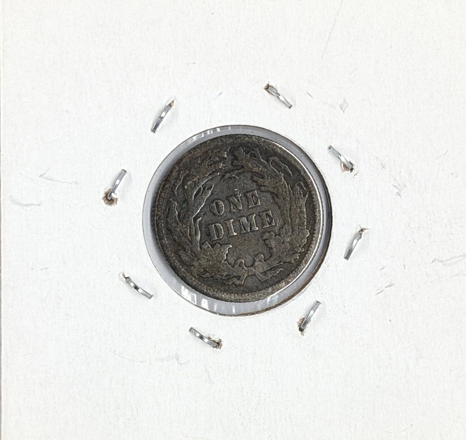 1889 Silver Seated Liberty Dime - 2