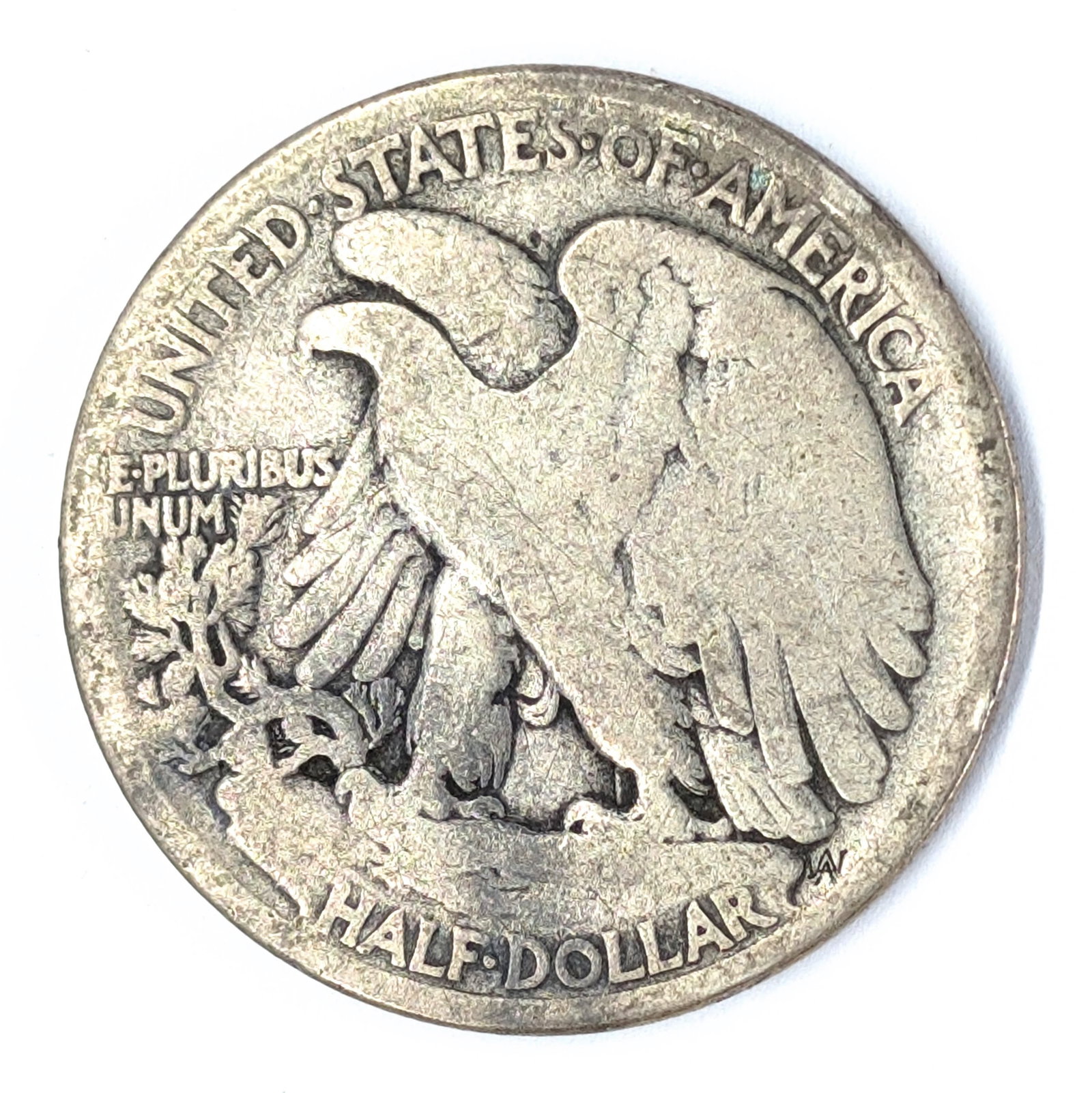 FEATURE 1916-D Silver Walking Liberty Half Dollar - Obverse Mint - Semi-key Date - 2
