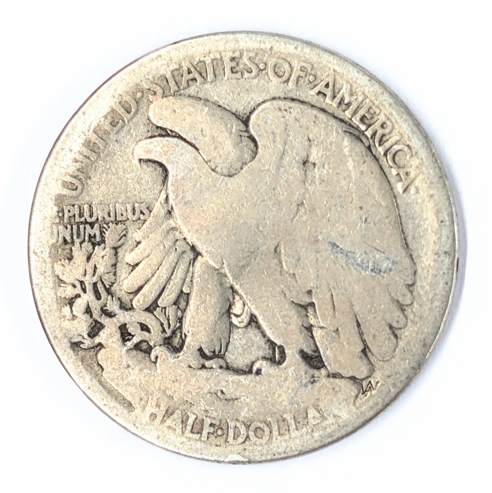 1917-D Silver Walking Liberty Half Dollar - Obverse Mint - Semi-key Date - 2