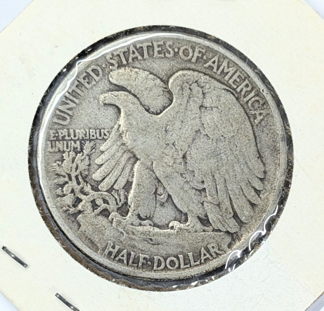 1945 Silver Walking Liberty Half Dollar - 2