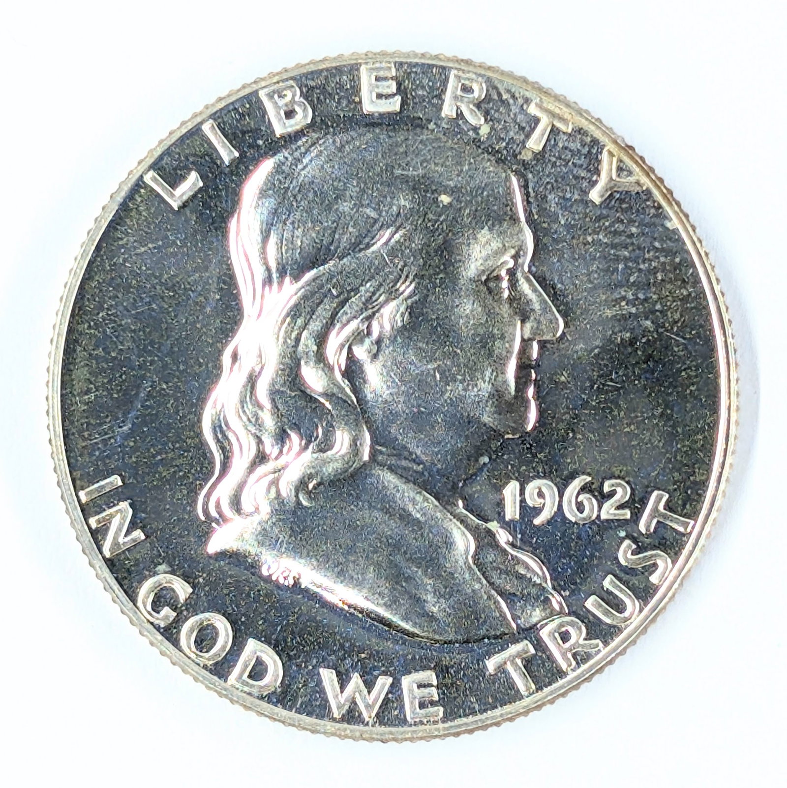 1962 Silver Franklin Half Dollar - Proof: Silver