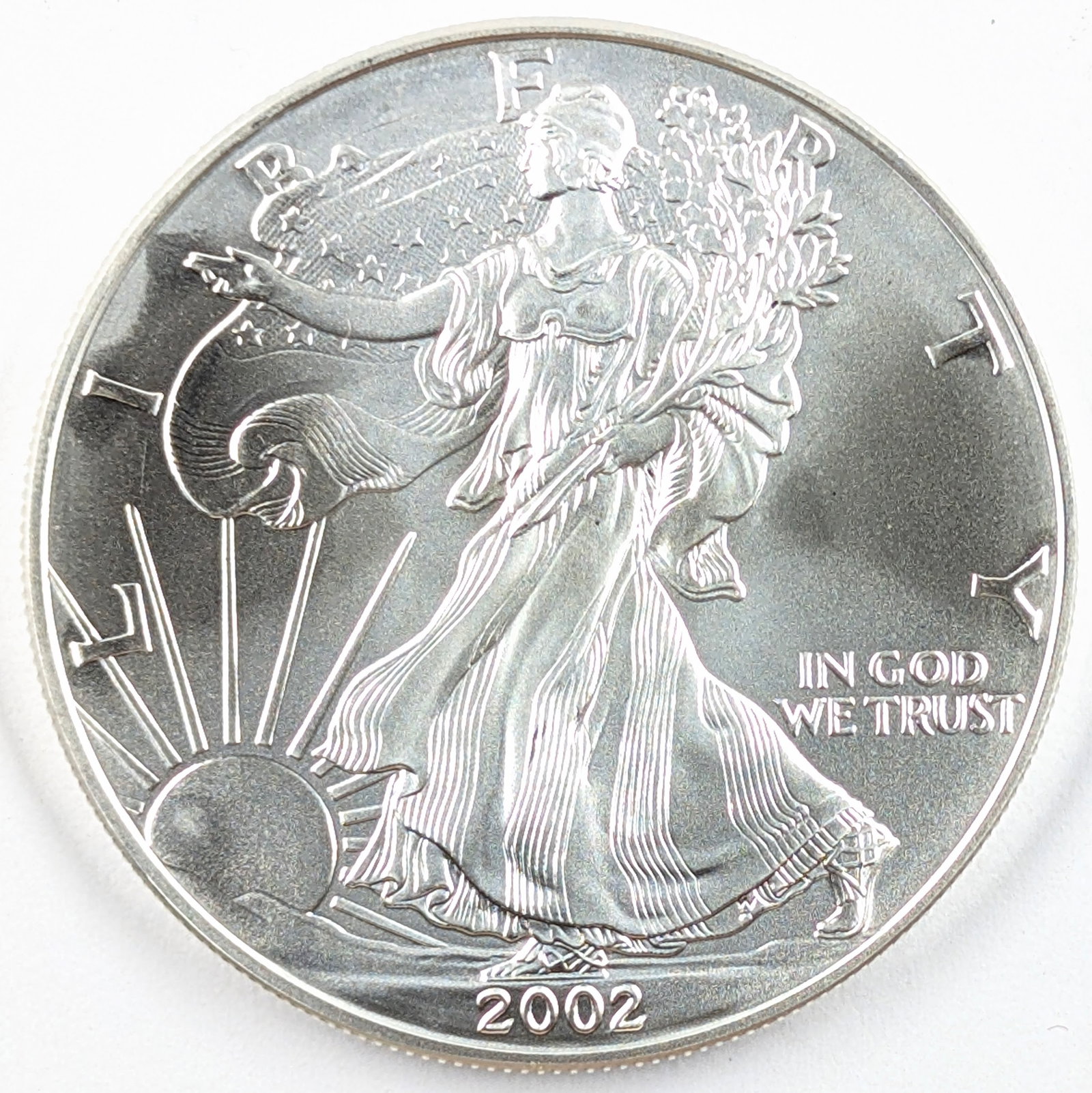 2002 American Silver Eagle Dollar (1 of 2)