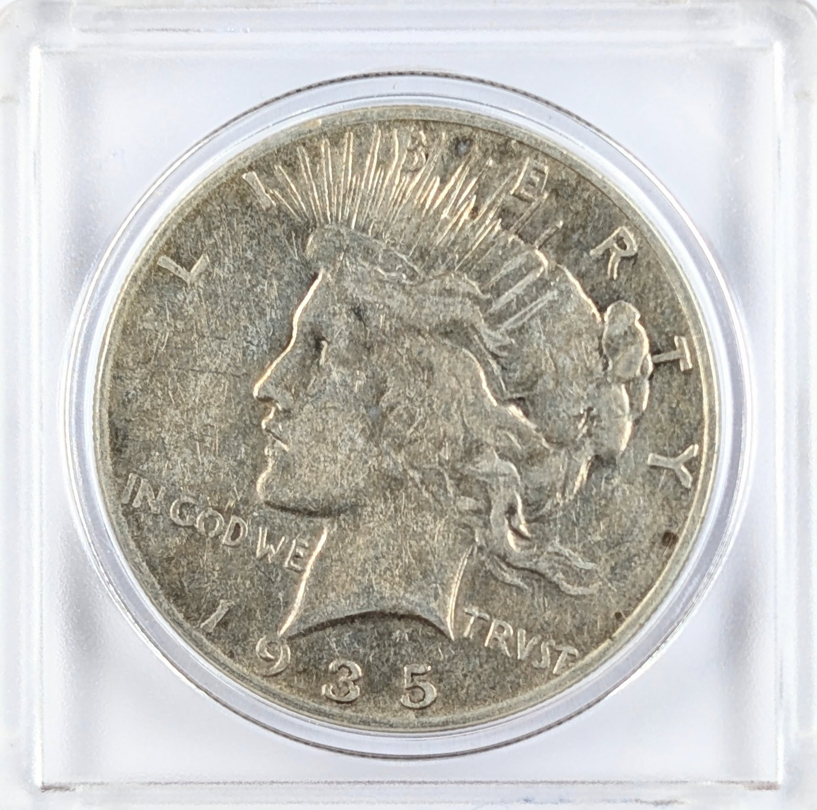 1935-S Silver Peace Dollar: Silver