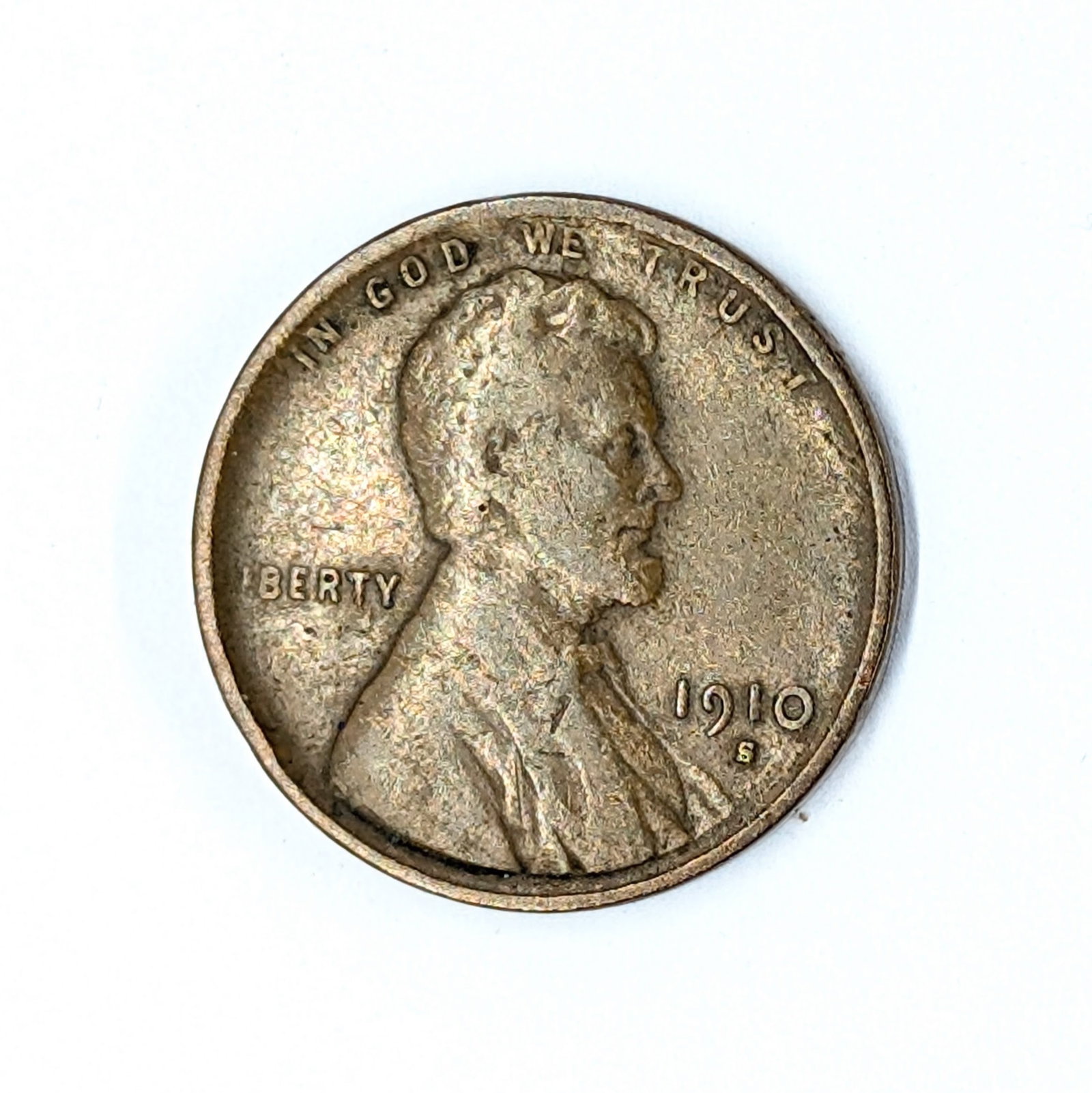 1910-S Wheat Cent - Semi-key Date: Coin