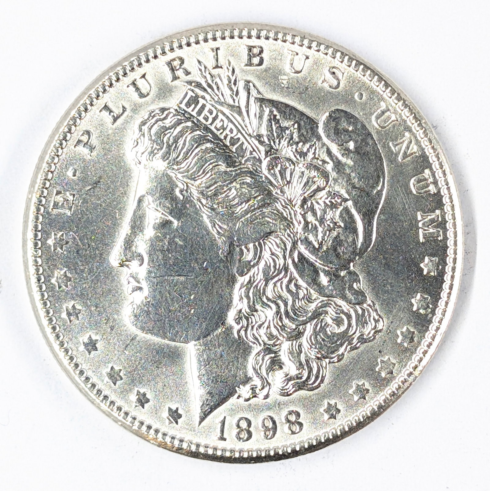 1898-O Morgan Silver Dollar - AU (1 of 2)