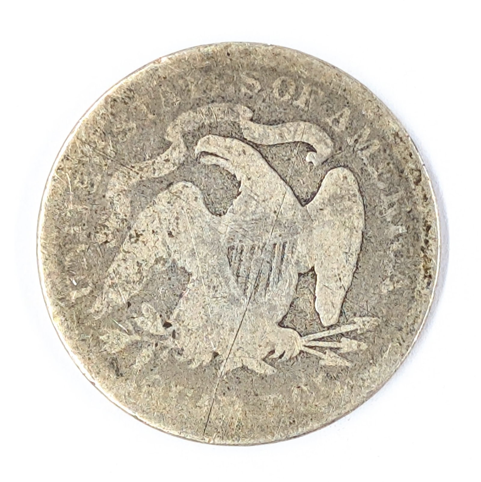 1877 Silver Liberty Seated Quarter - 2