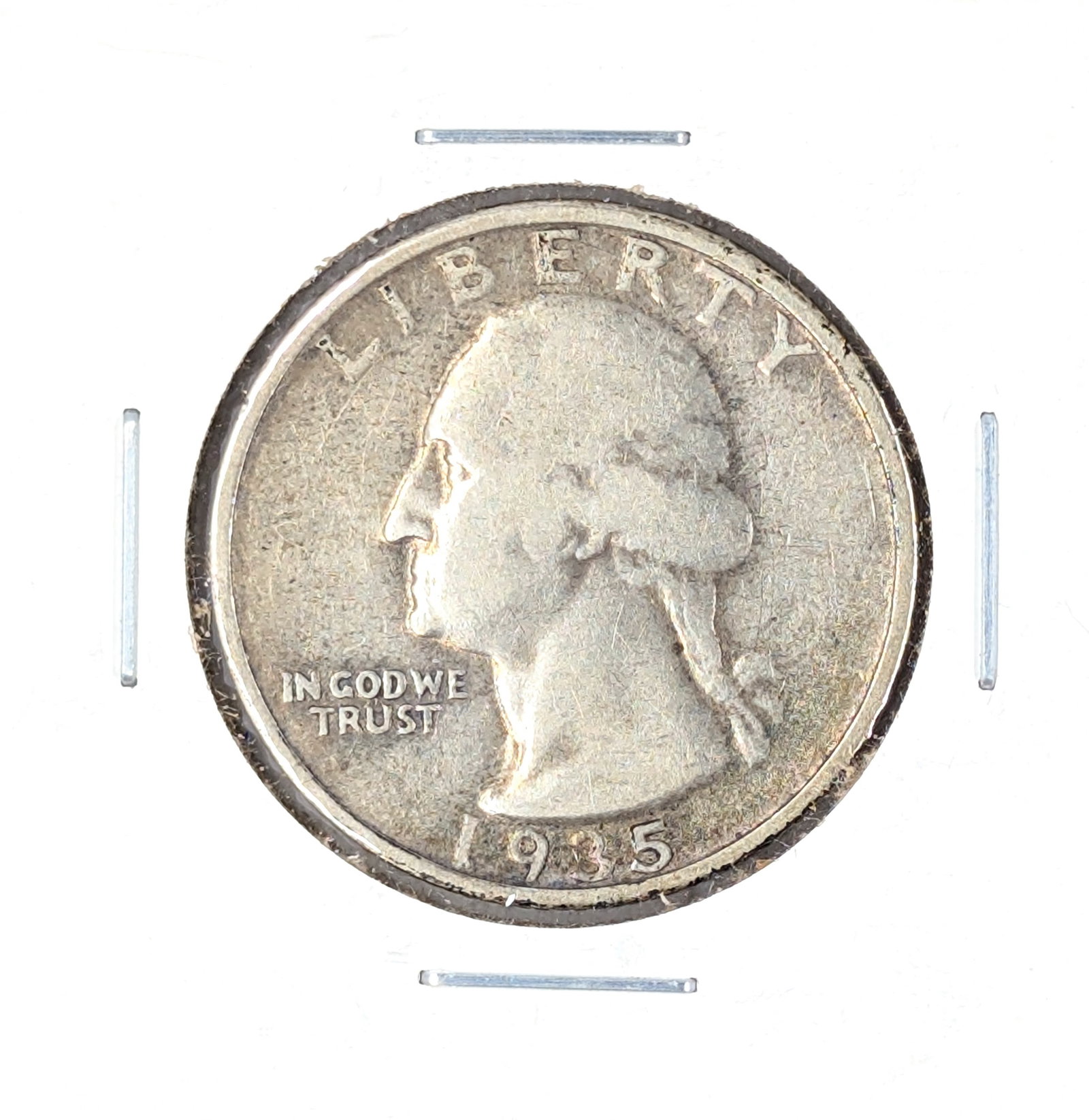 1935-D Silver Washington Quarter: Silver